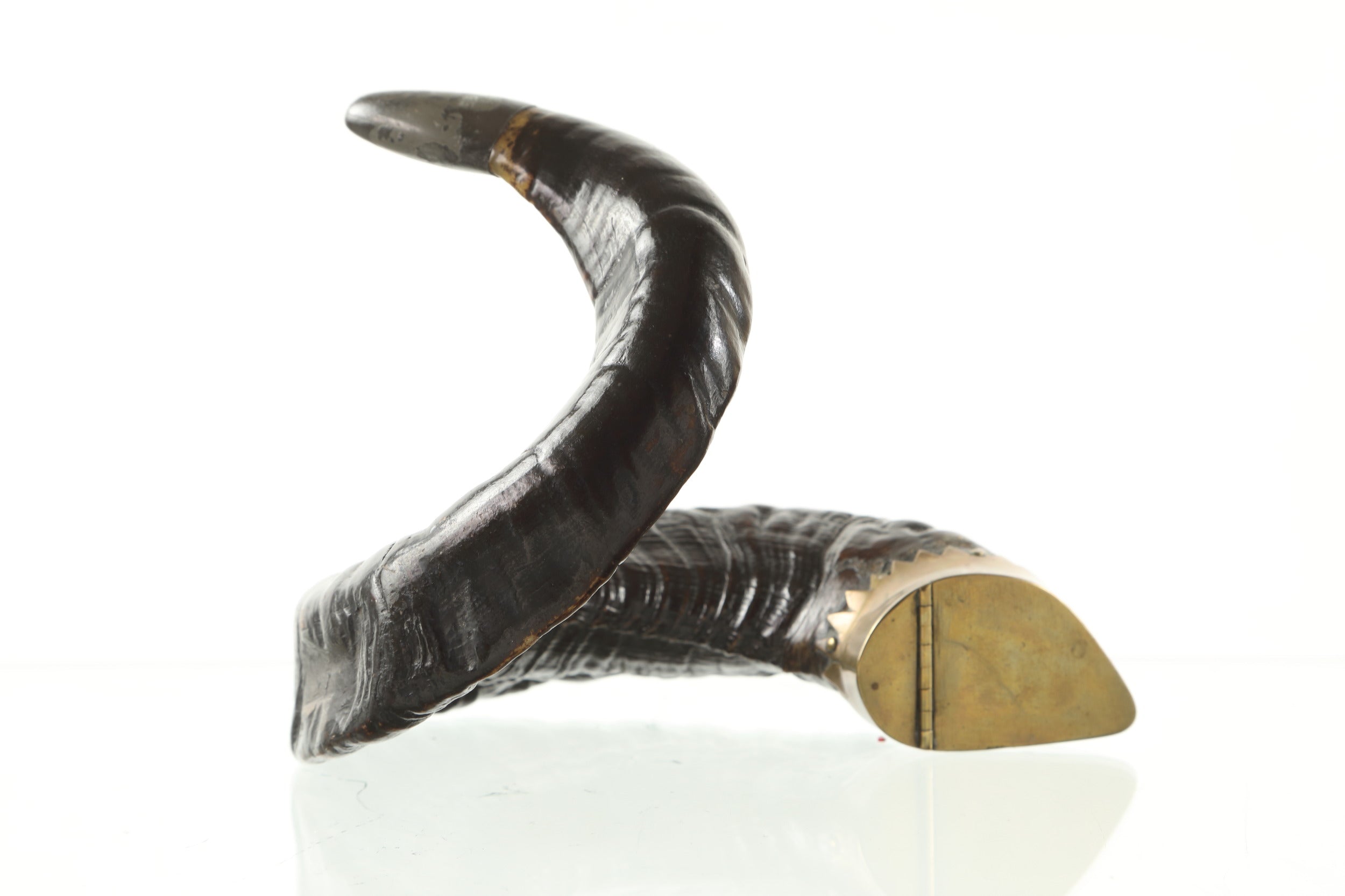 Scatola in ottone e corno fine 800