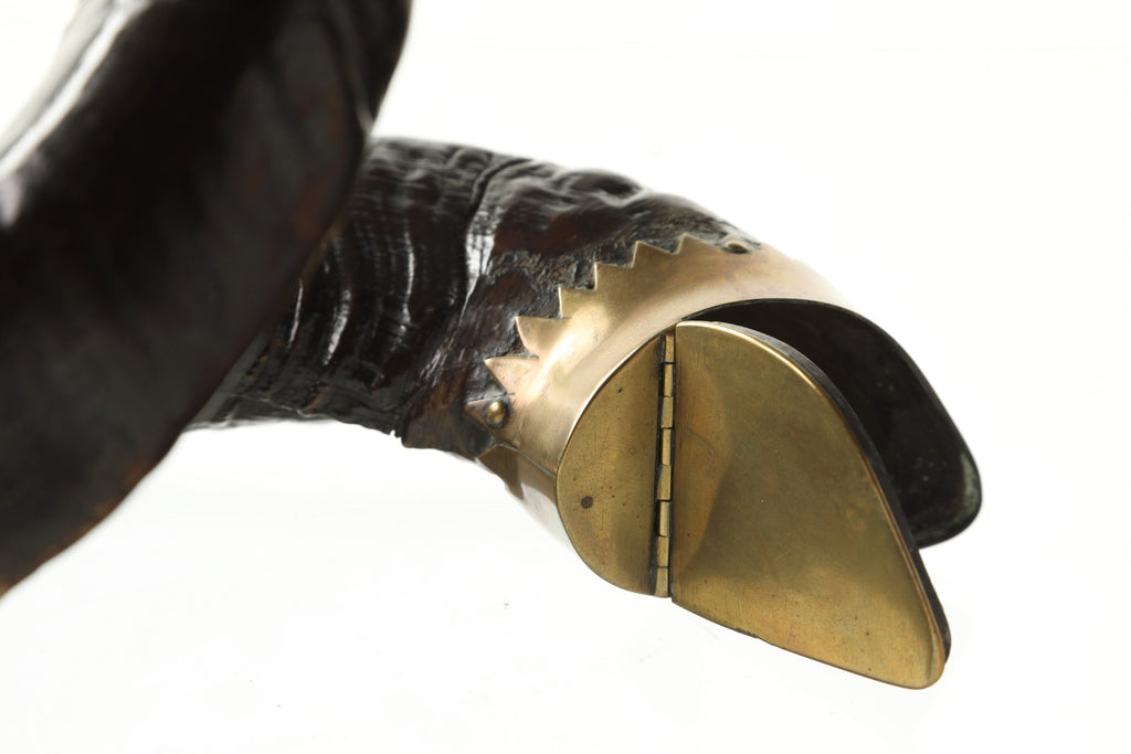 Scatola in ottone e corno fine 800