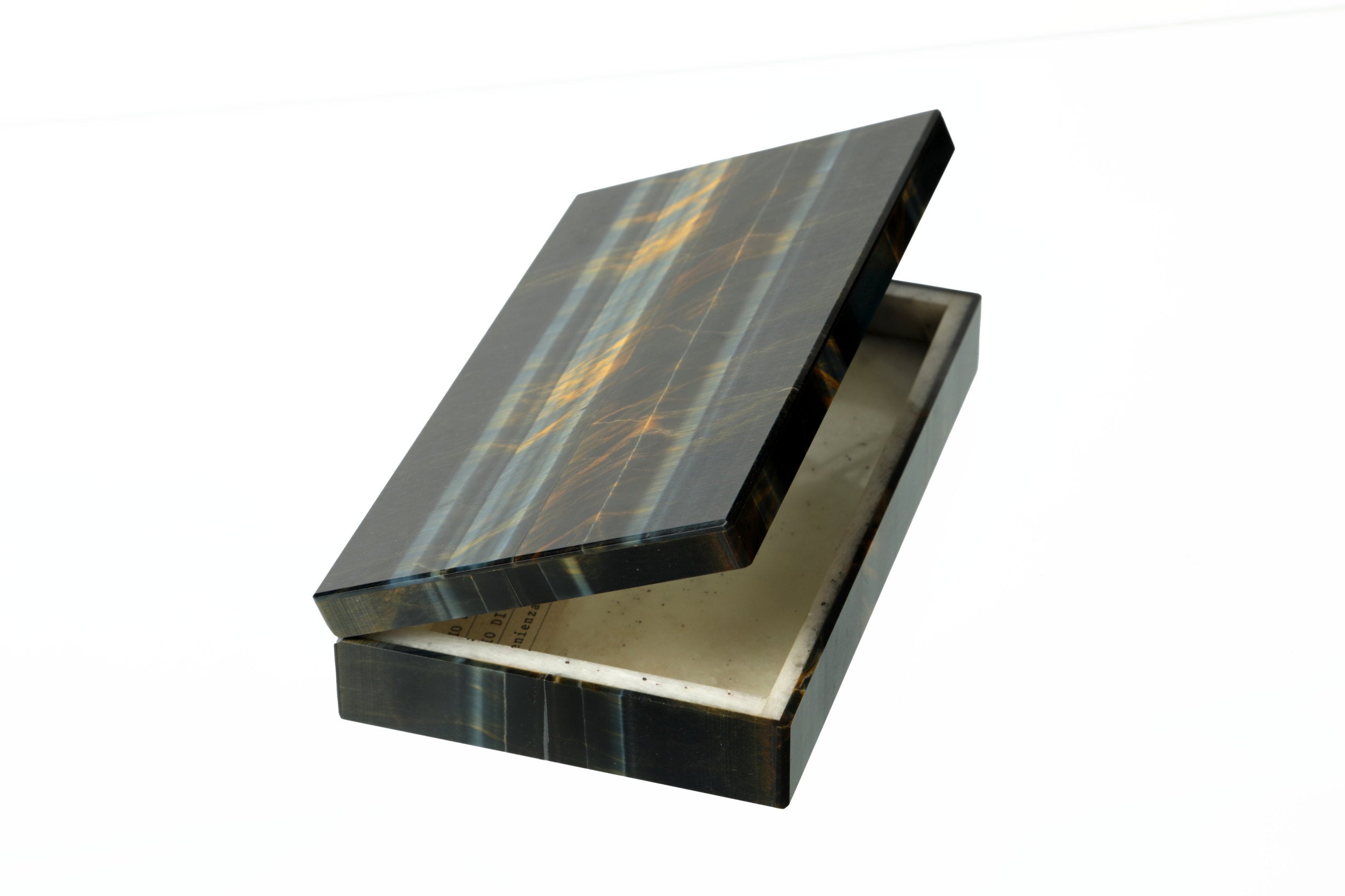 1980s Tiger's Eye and Hawk's Eye Box