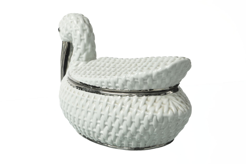 1970s ceramic pelican box