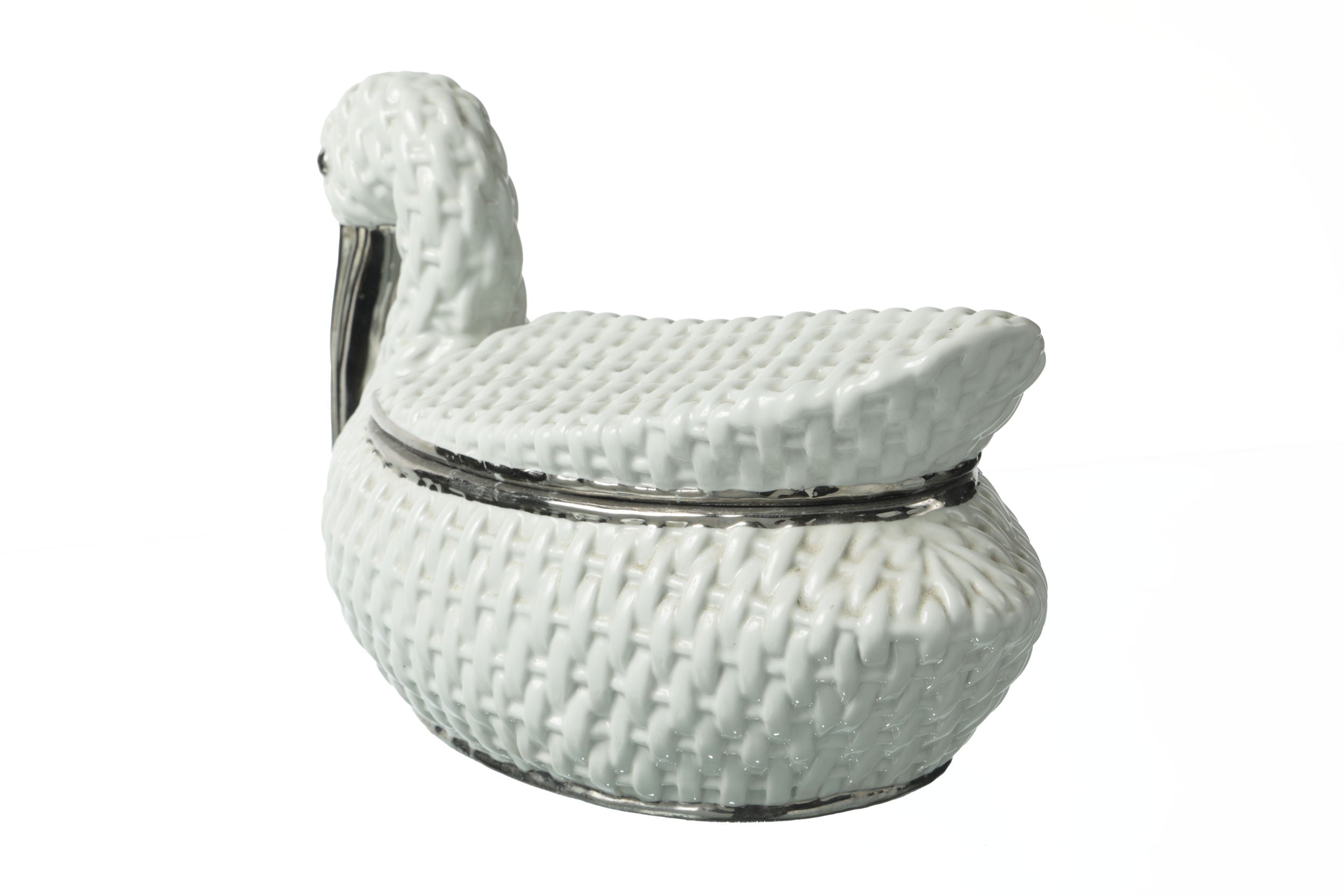 1970s ceramic pelican box