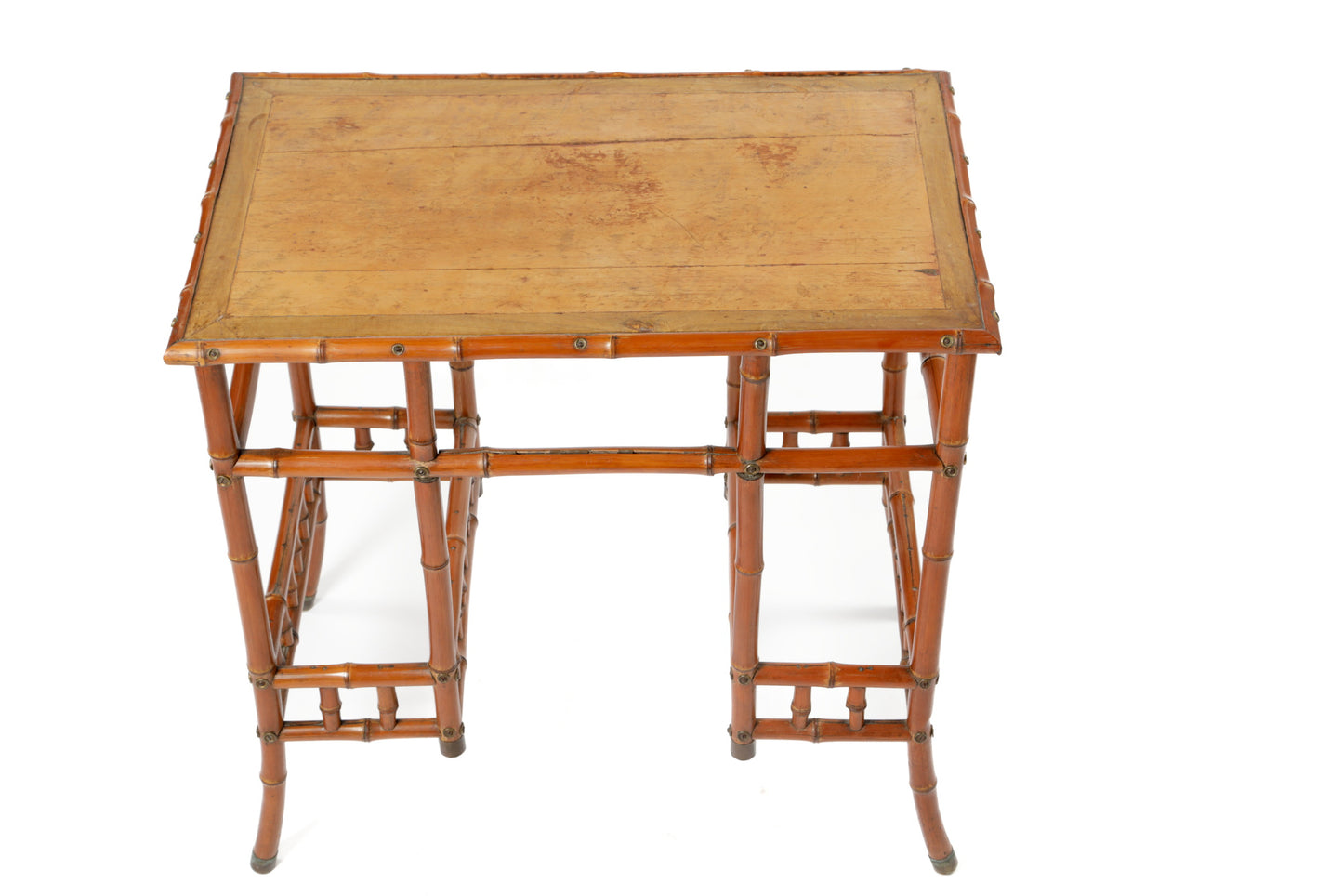 Oriental bamboo desk