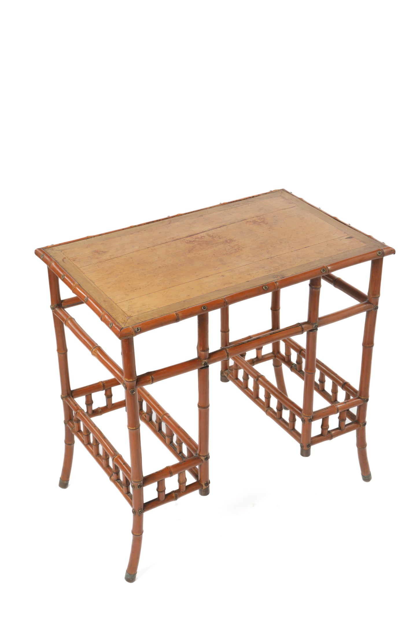 Oriental bamboo desk