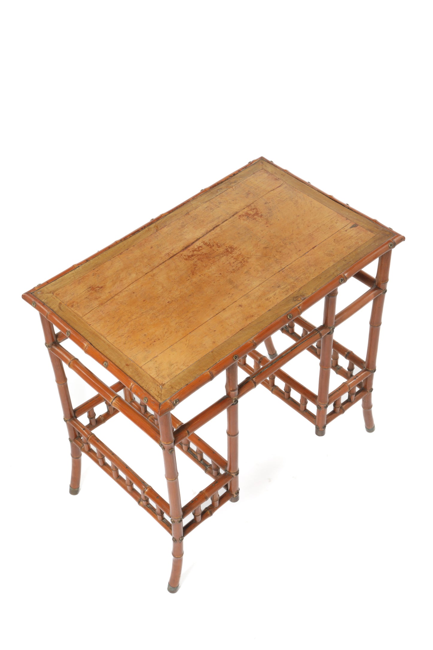 Oriental bamboo desk