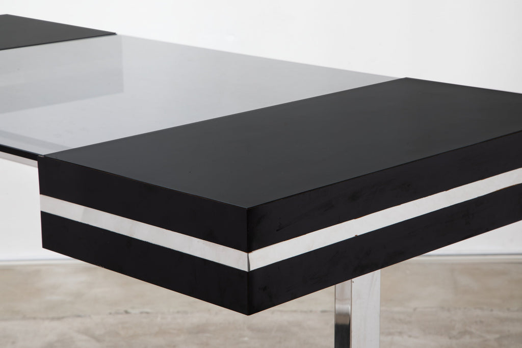 Willy Rizzo 1970s desk with chair