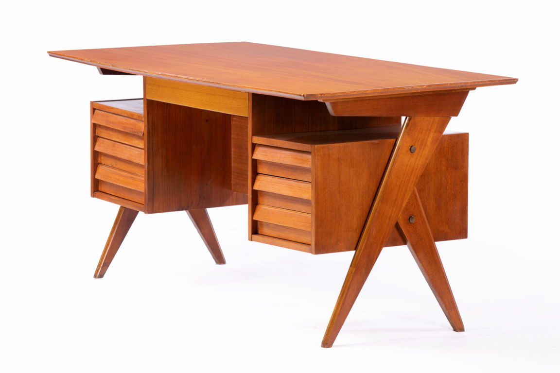 Scrivania anni 60 Teak