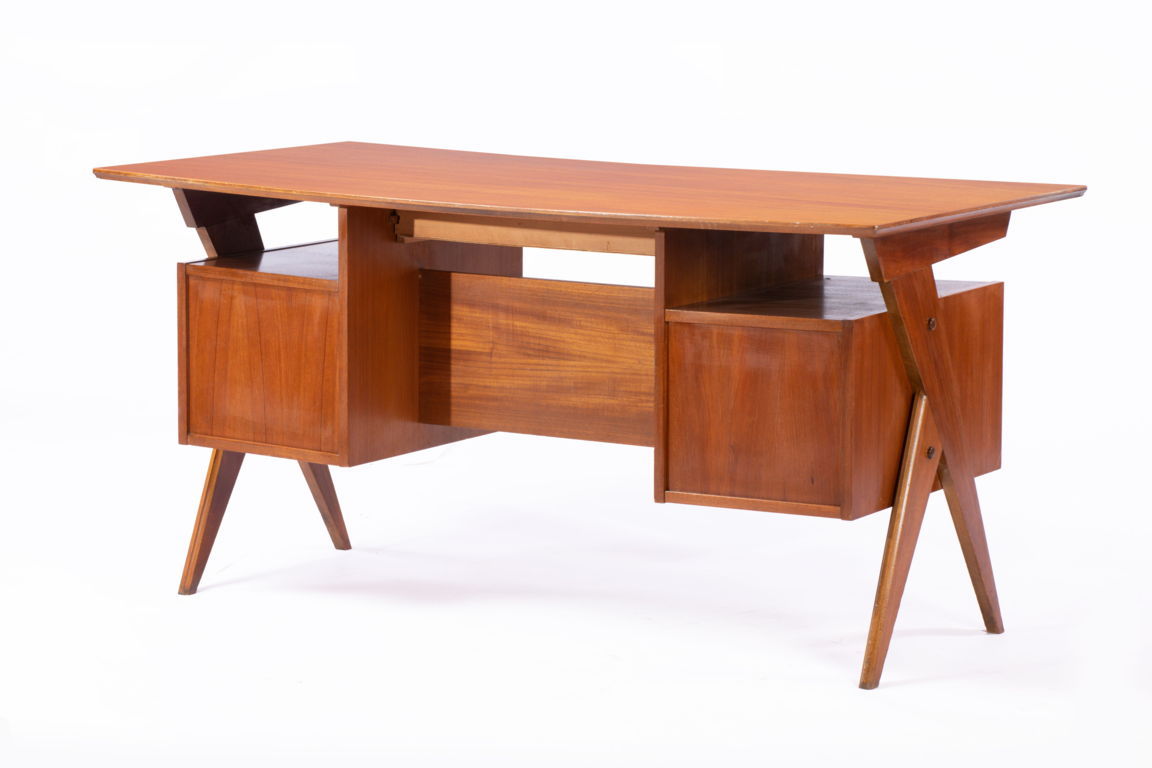 Scrivania anni 60 Teak