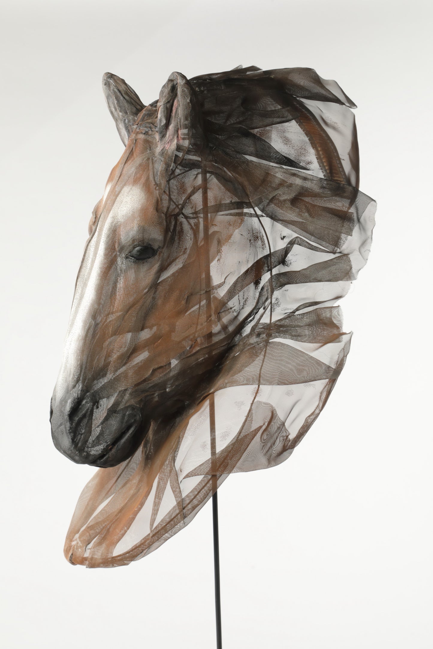 Steel mesh sculpture from the 2000s