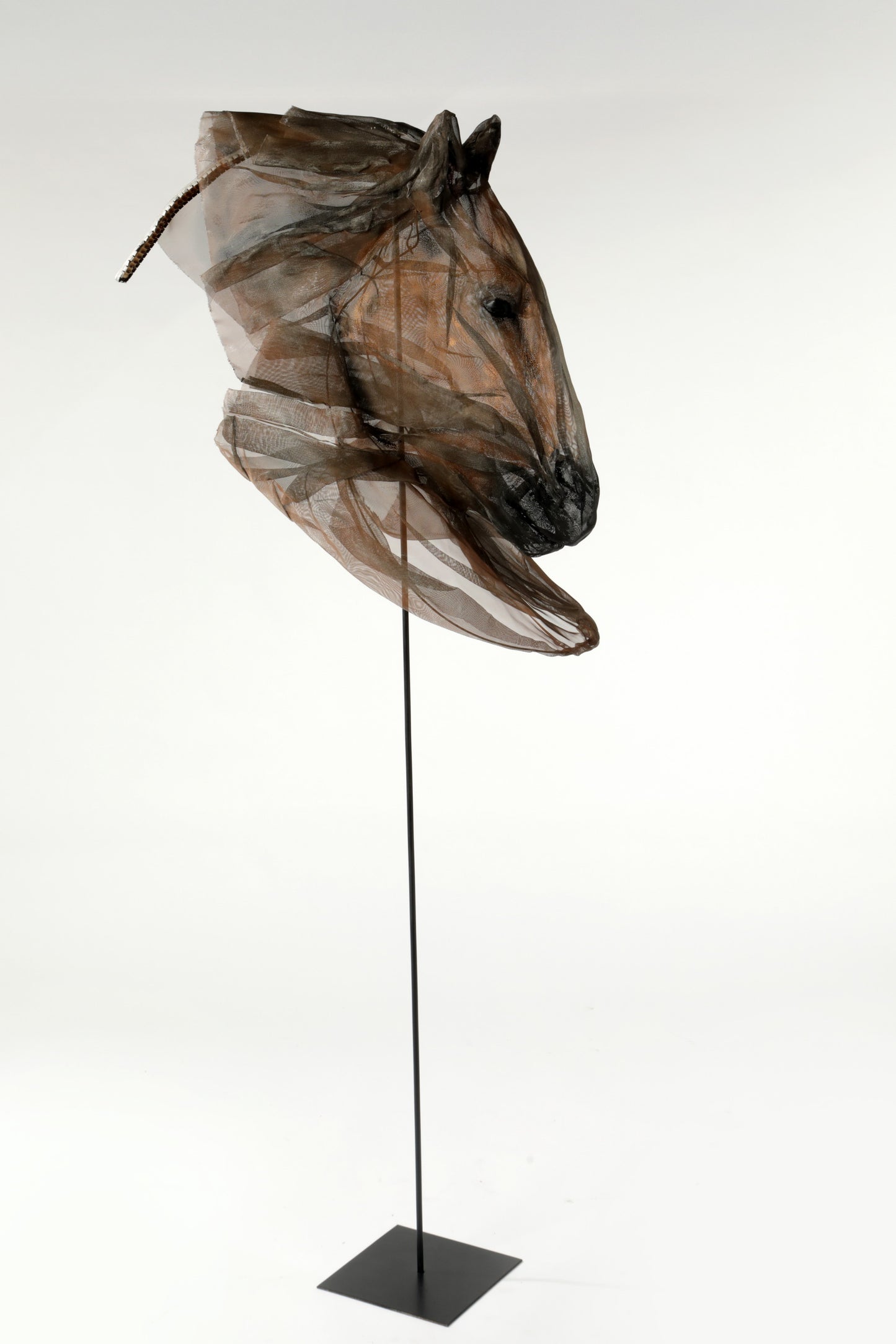 Steel mesh sculpture from the 2000s
