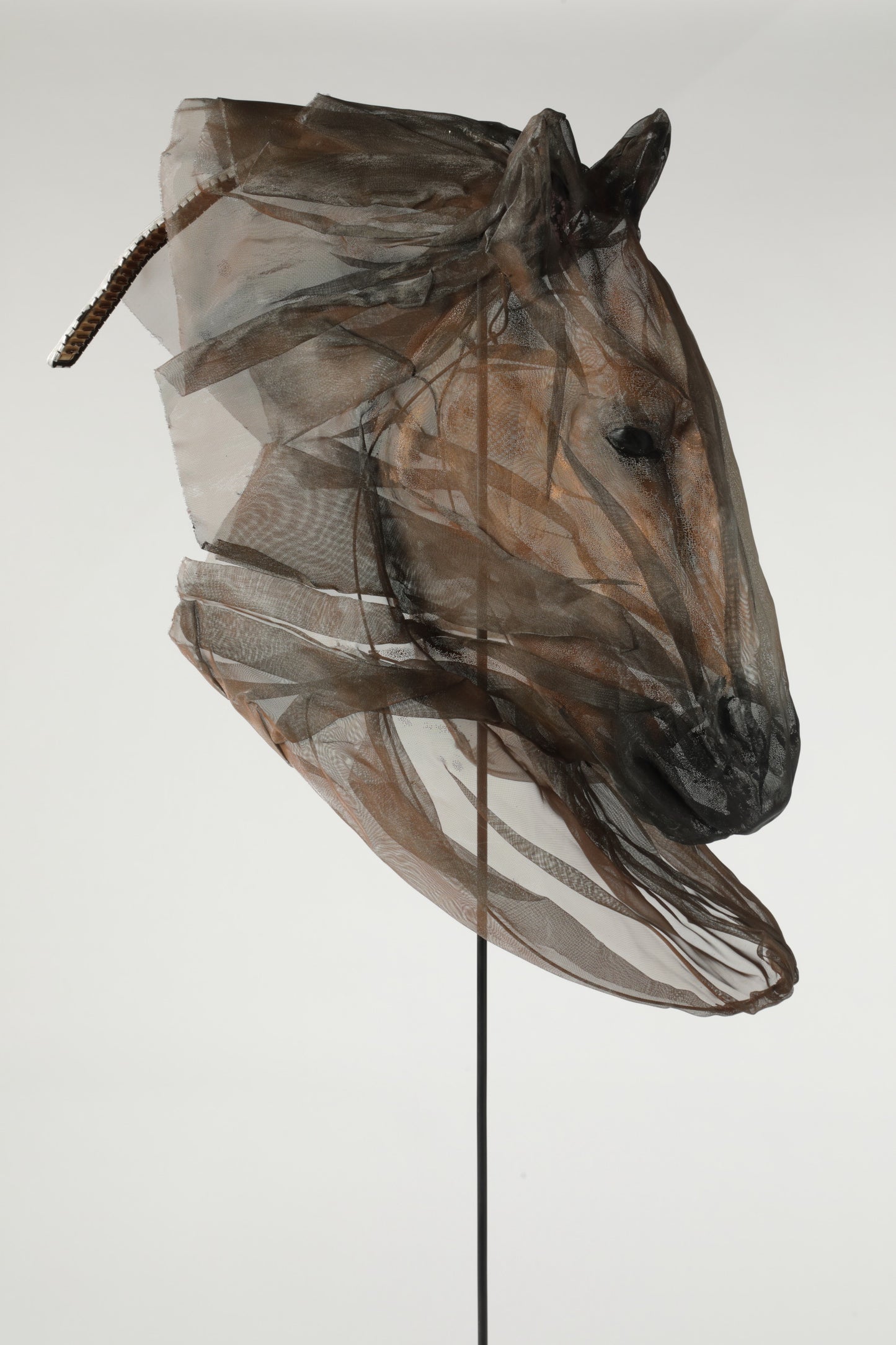 Steel mesh sculpture from the 2000s