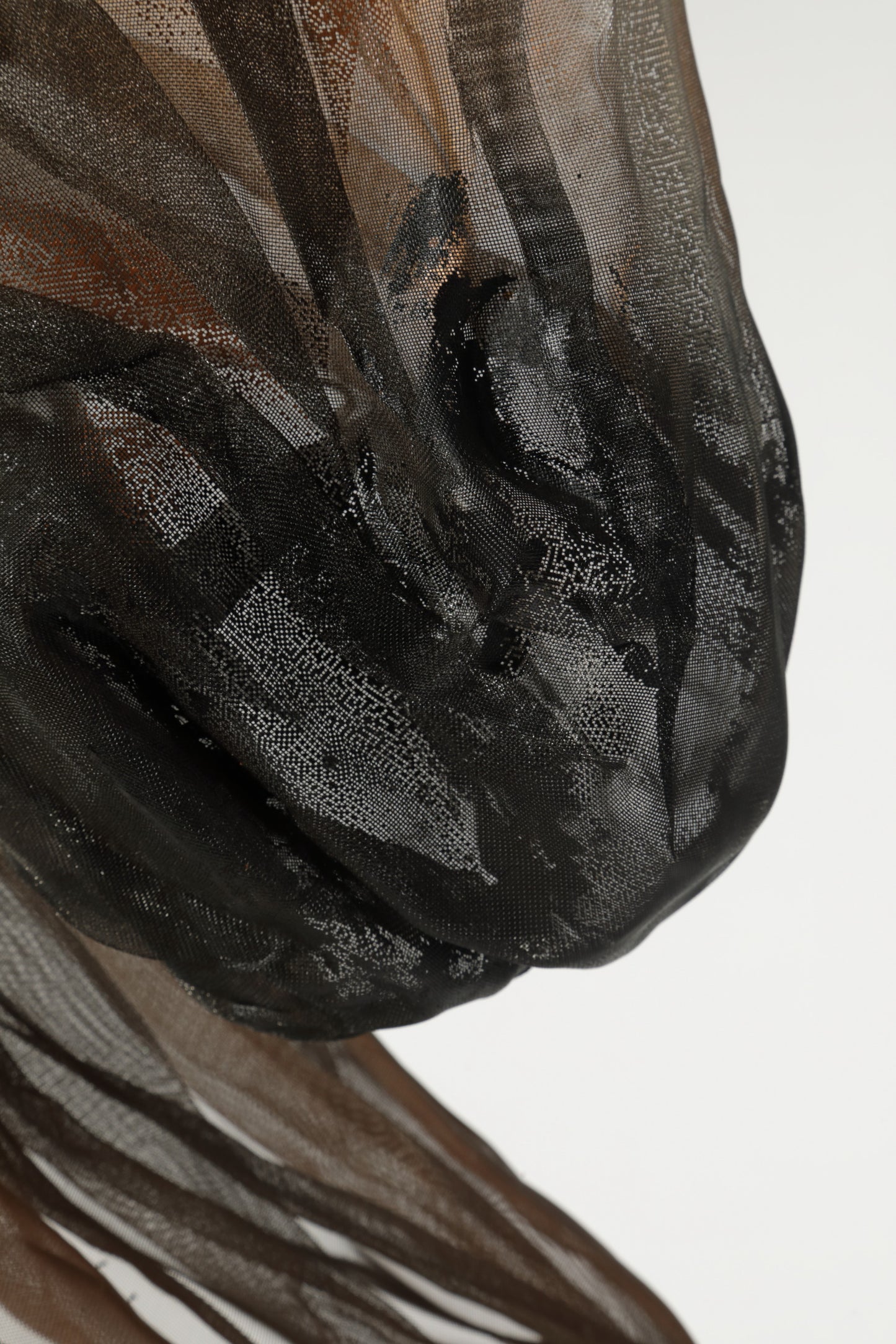 Steel mesh sculpture from the 2000s