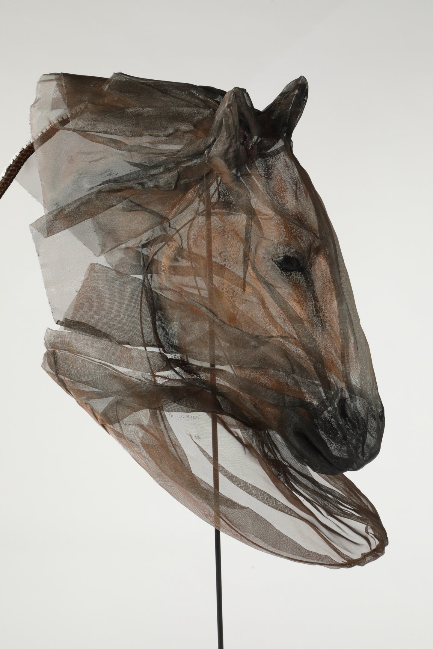 Steel mesh sculpture from the 2000s