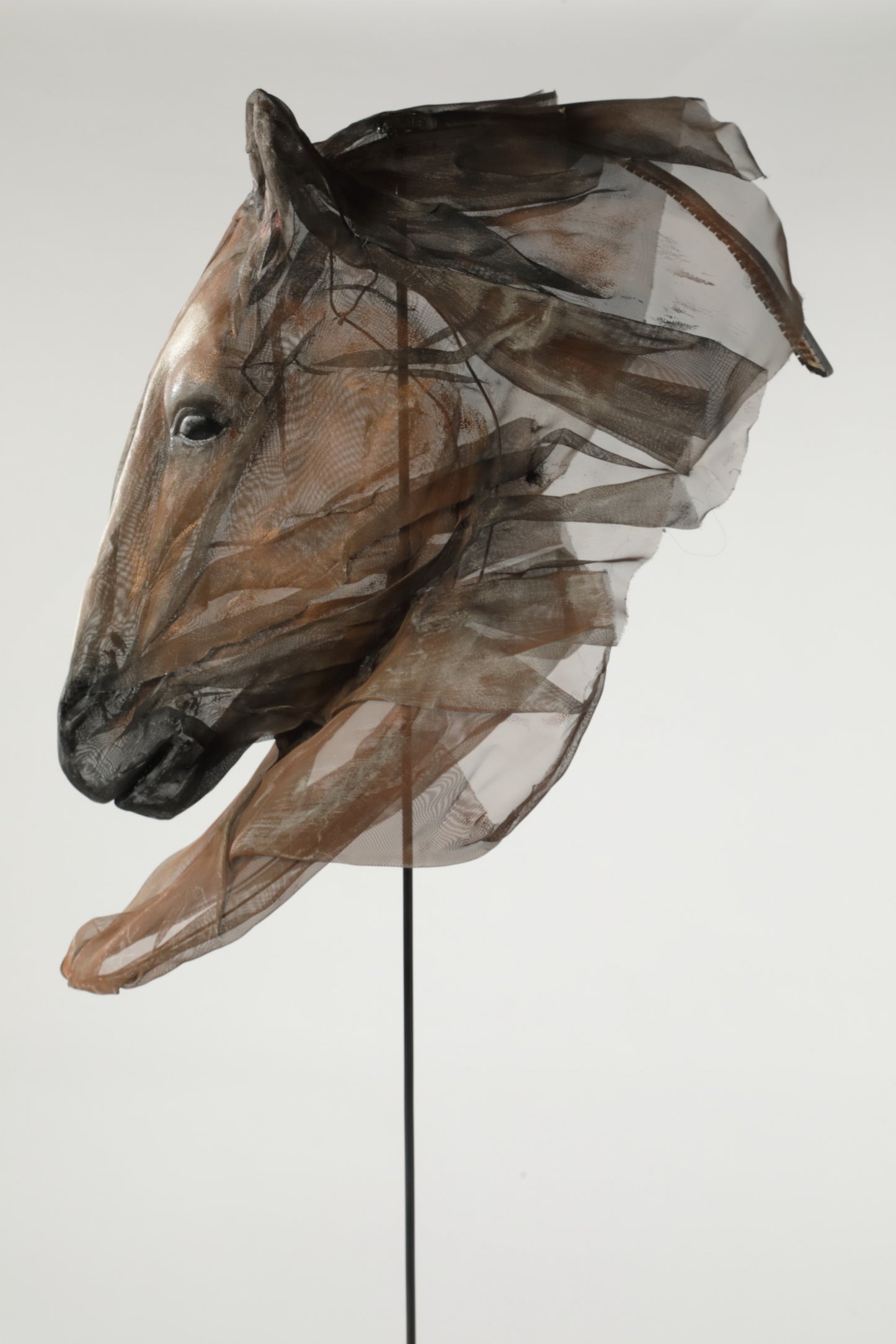 Steel mesh sculpture from the 2000s