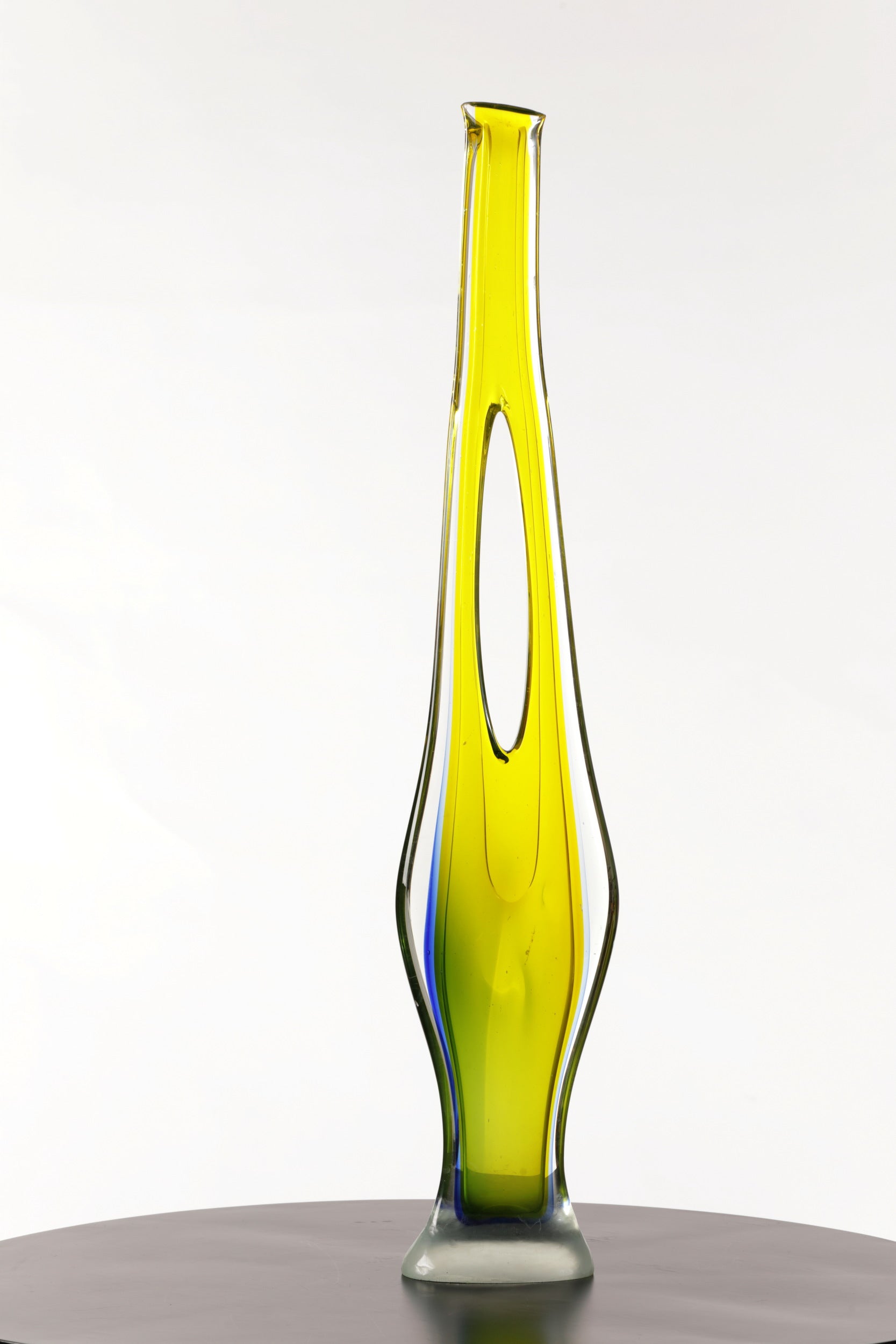 Scultura anni 60 in vetro sommerso