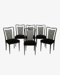 Six 1950s Guglielmo Ulrich chairs