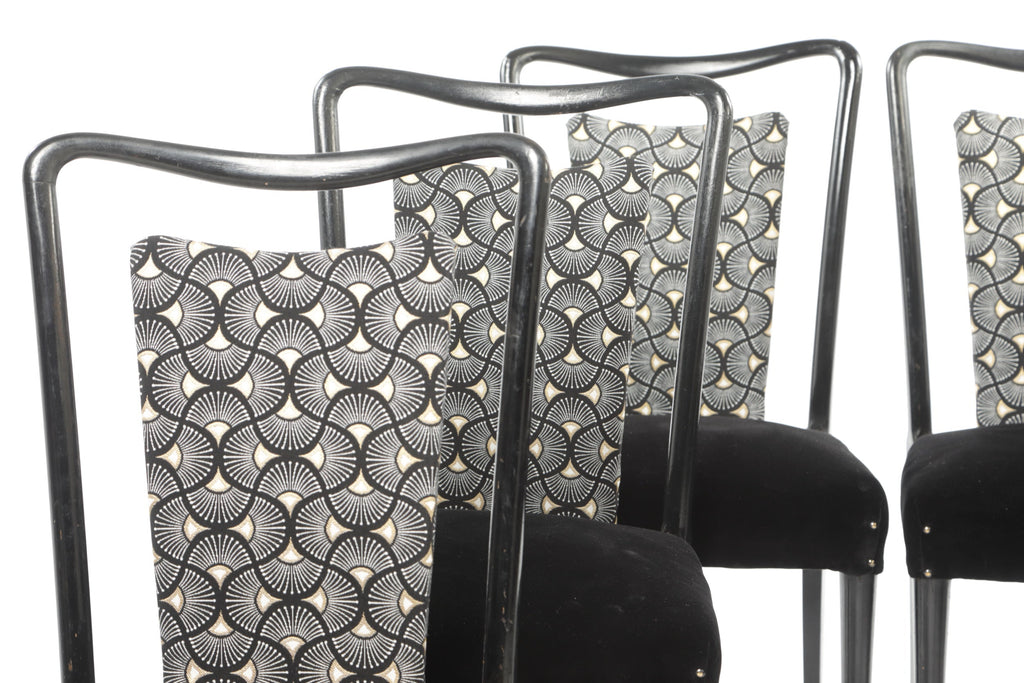 Six 1950s Guglielmo Ulrich chairs