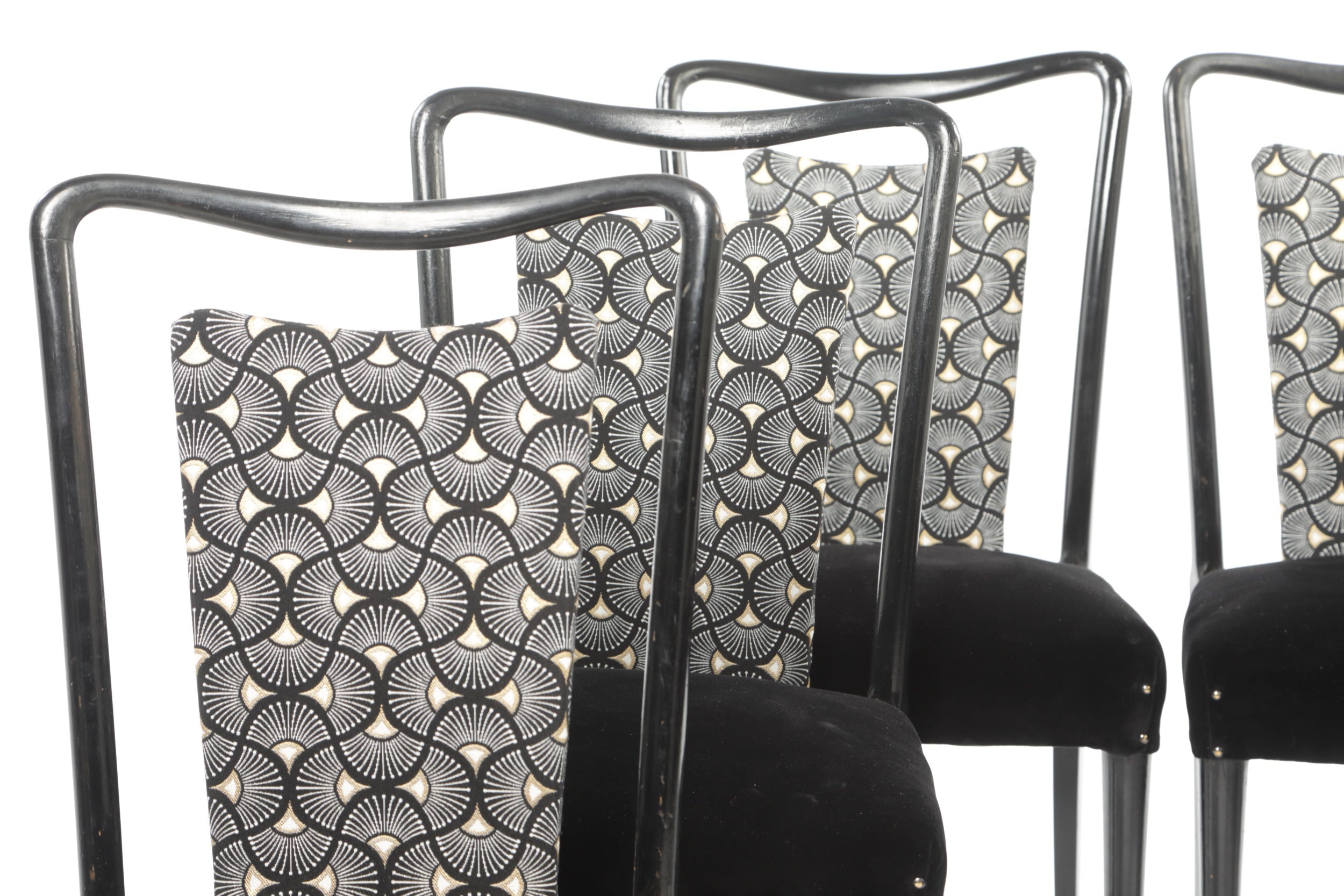 Six 1950s Guglielmo Ulrich chairs