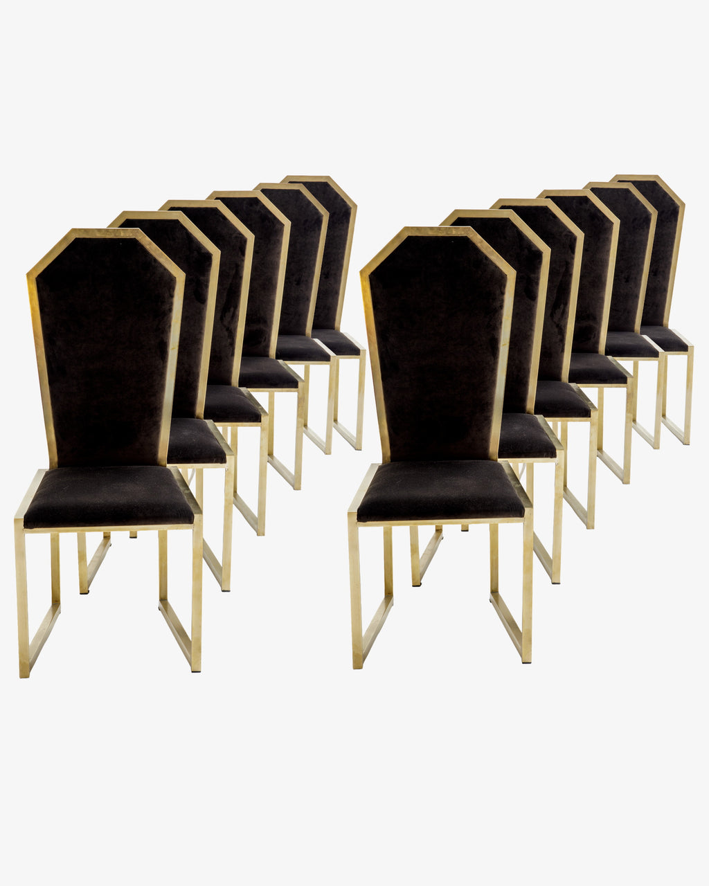 Six 1970s chairs attributable to Sandro Petti