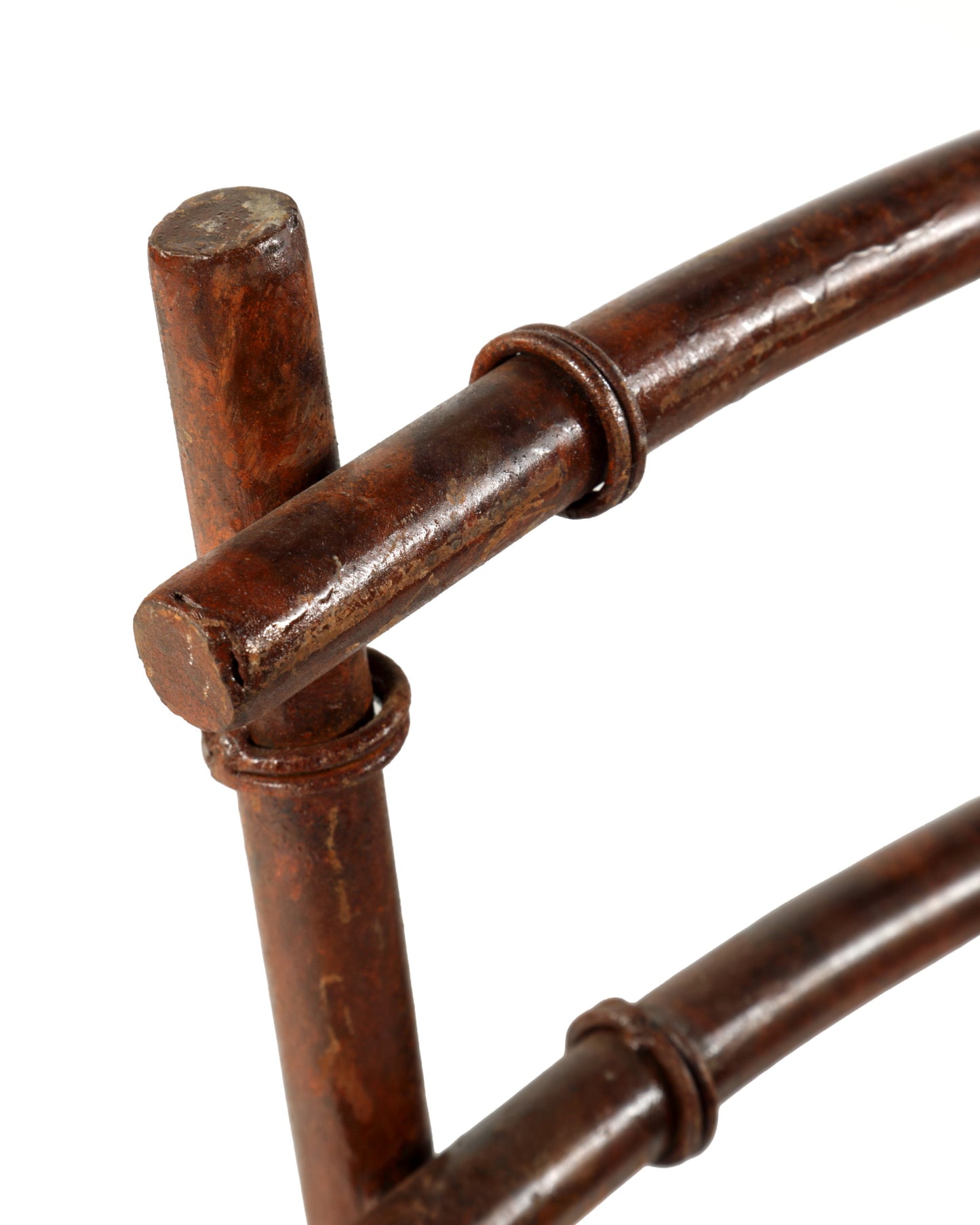 Sei sedie bamboo in ferro anni 70