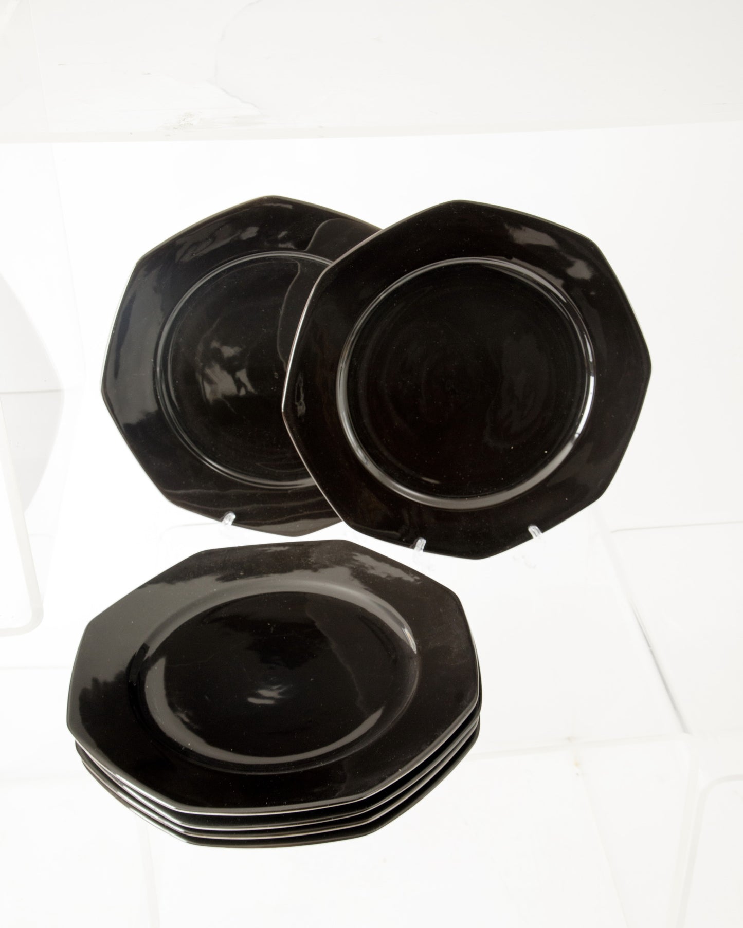 Sei sottopiatti ottagonali Bavaria anni 70