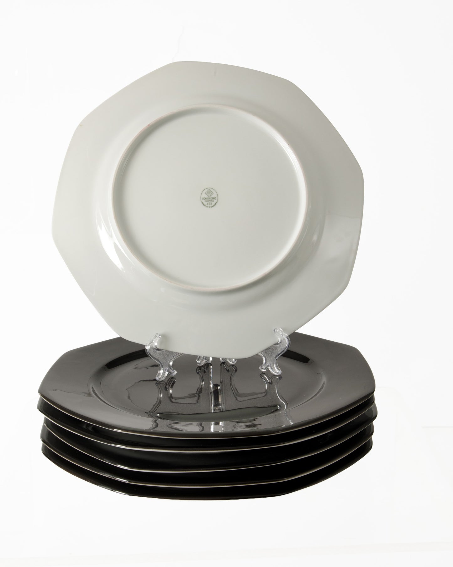 Sei sottopiatti ottagonali Bavaria anni 70