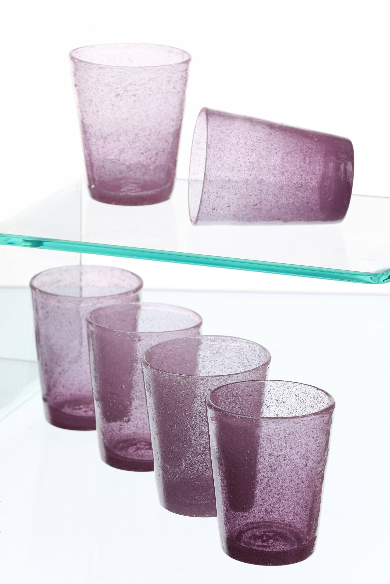 Memento Mauve glass service