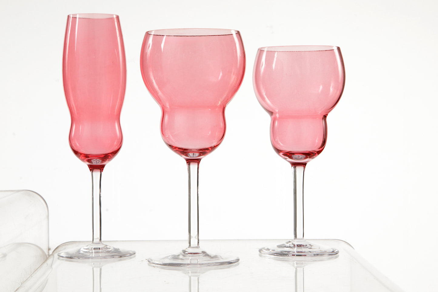 Villeroy &amp; Boch pink glass set