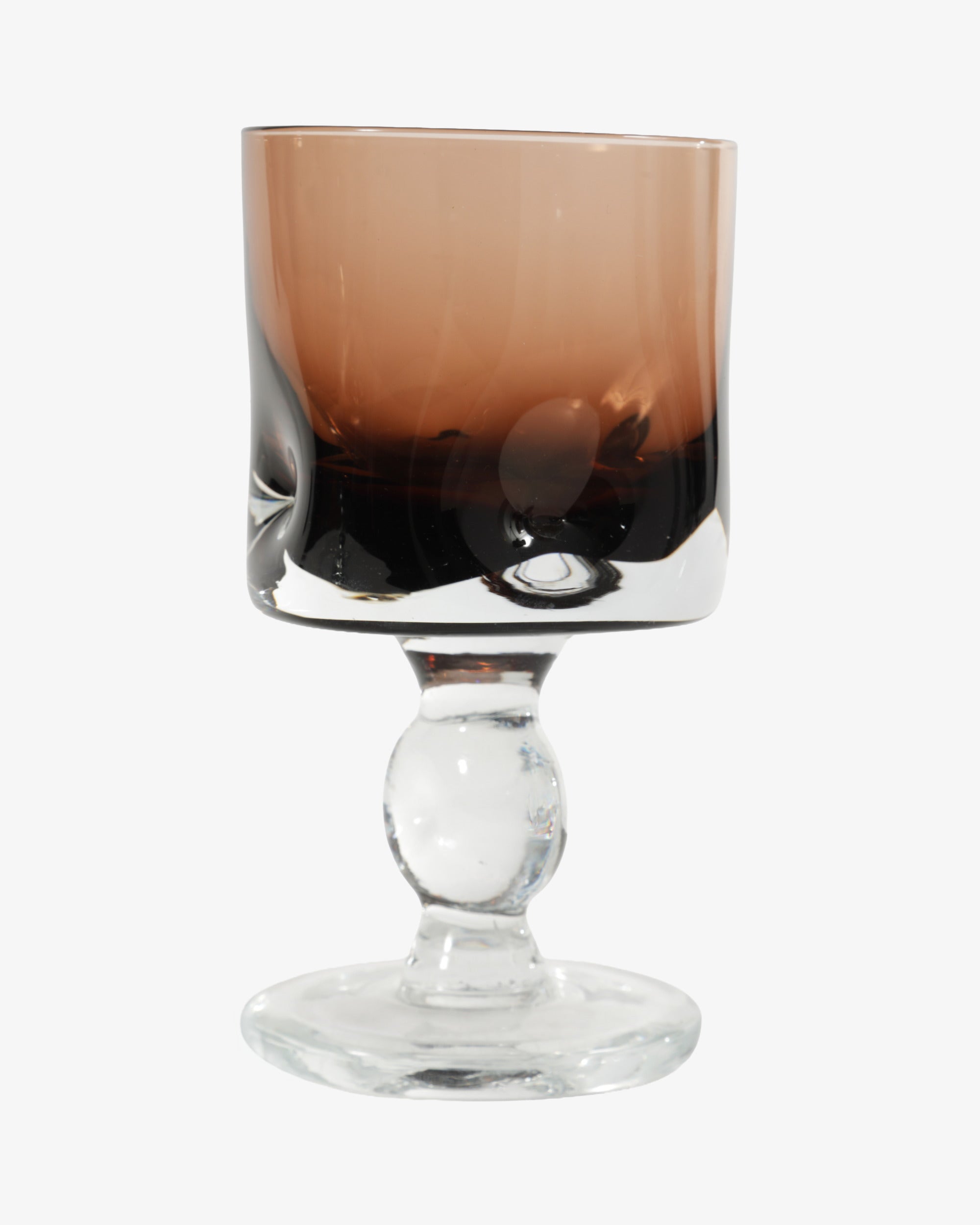 Embossed smoked glass tumbler set