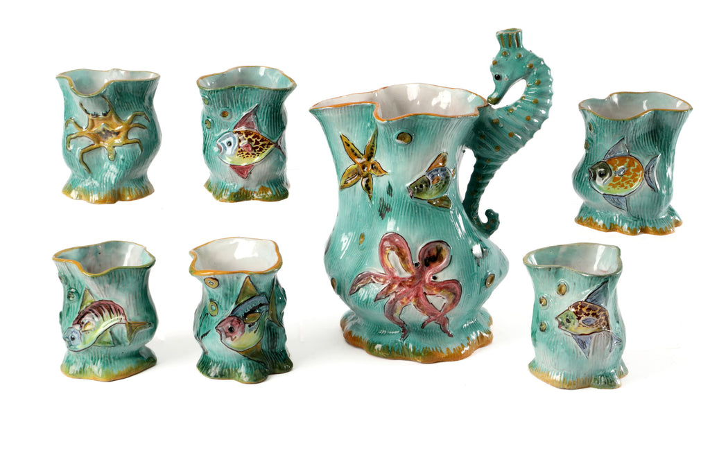 Amalfi ceramic drinks set from the 1960s