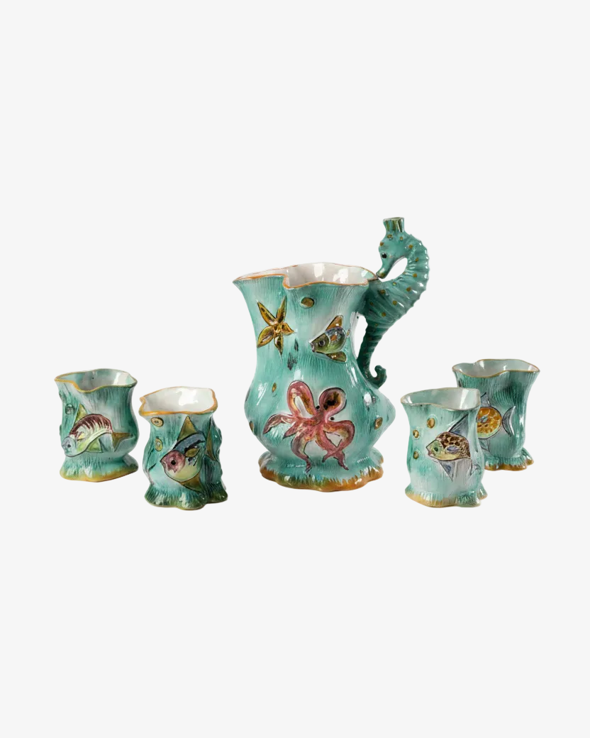 Amalfi ceramic drinks set from the 1960s