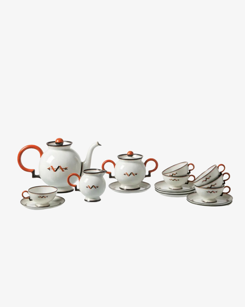 Gio Ponti Barbara tea set, 1930s