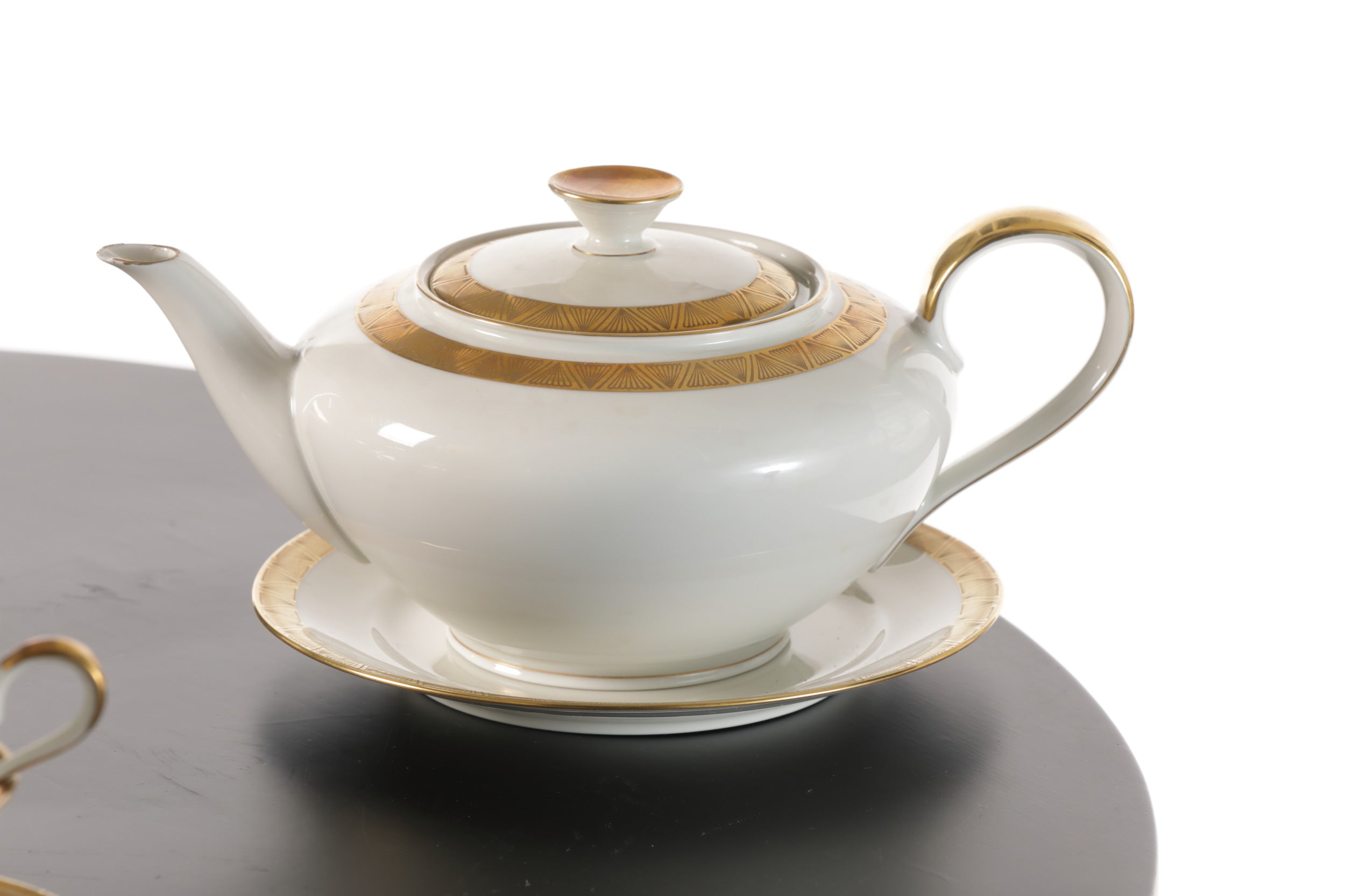 Bavaria tea set with gold rim from the 60s