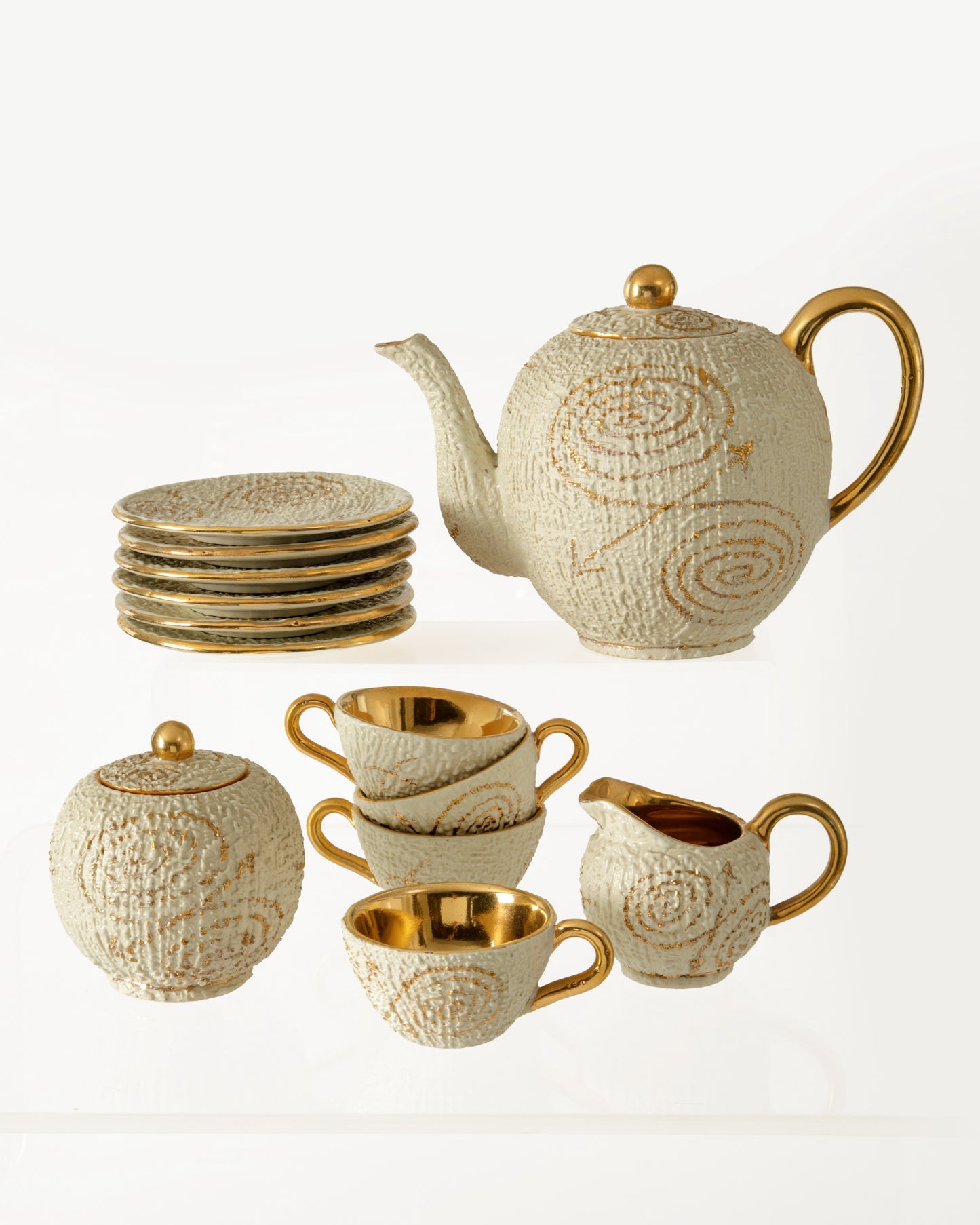 Servizio da the Civita Castellana anni 60