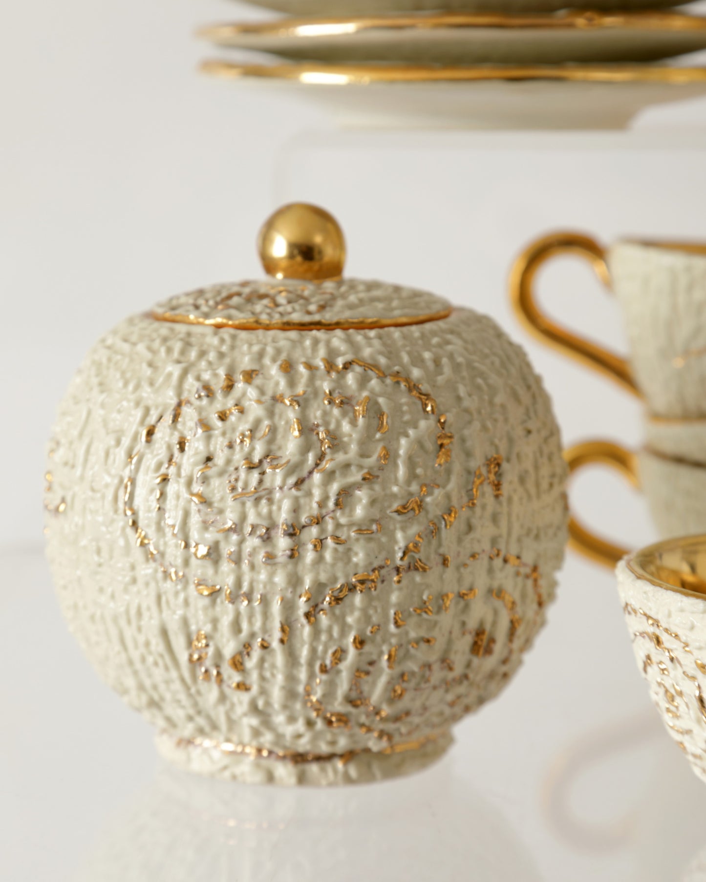 Servizio da the Civita Castellana anni 60