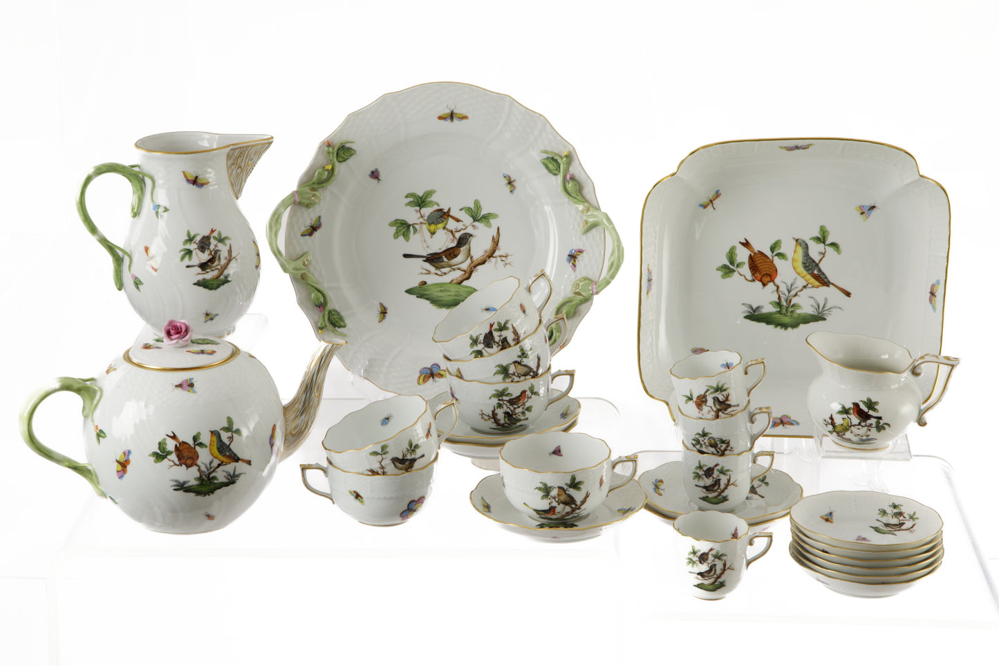 Herend tea and coffee set 17 pieces