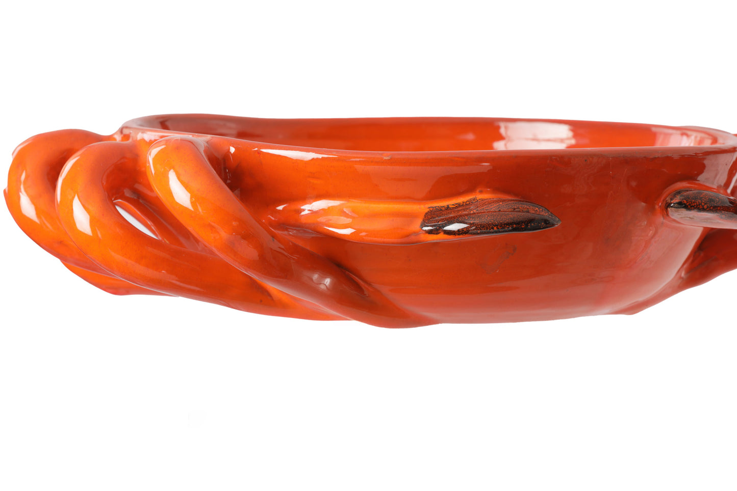 Sicilian ceramic crab fish soup service