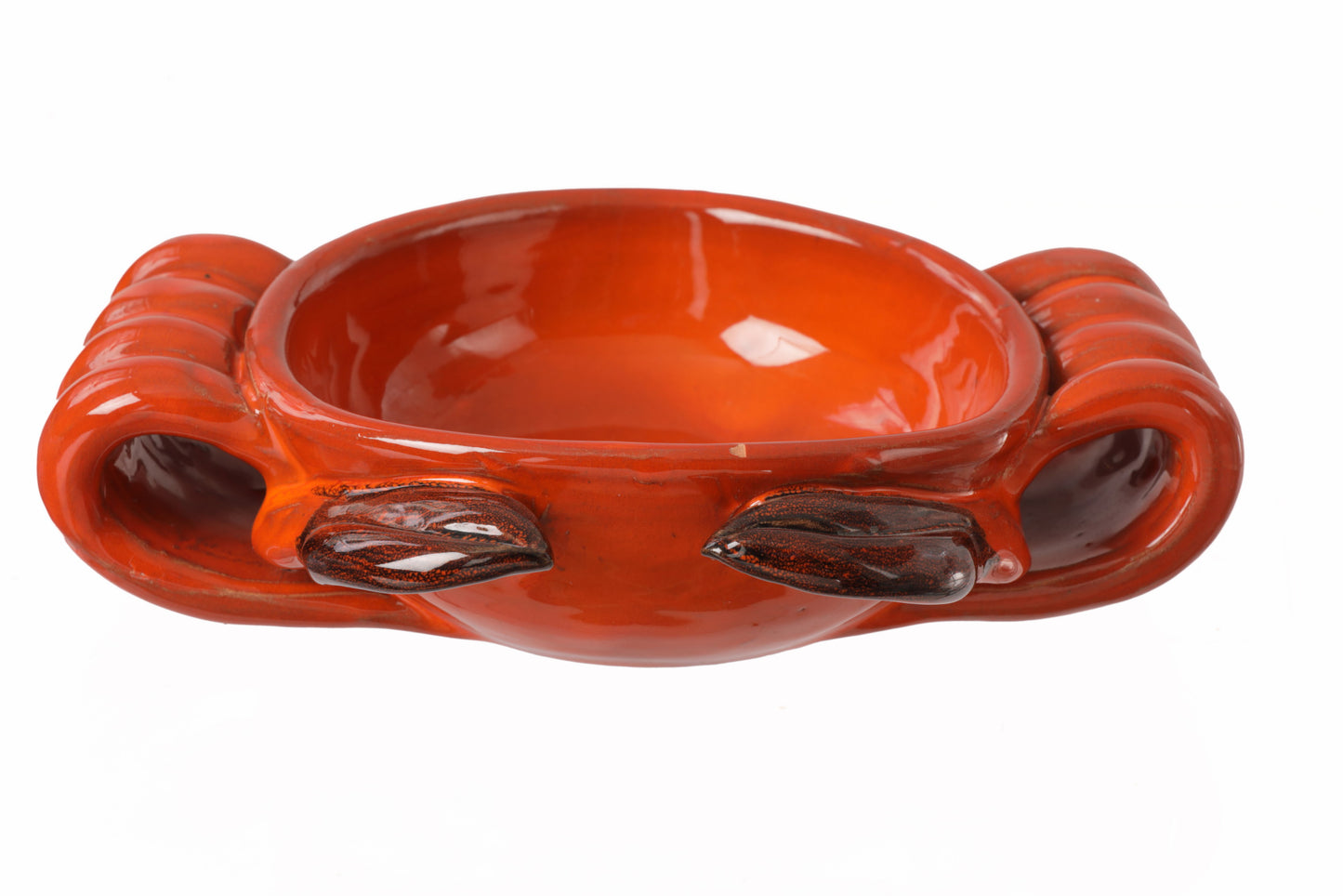 Sicilian ceramic crab fish soup service