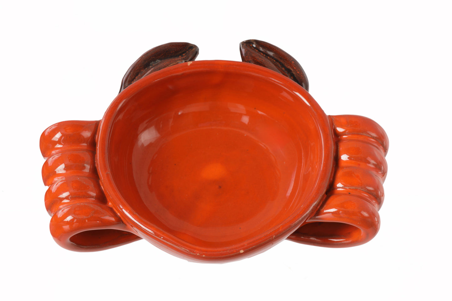 Sicilian ceramic crab fish soup service