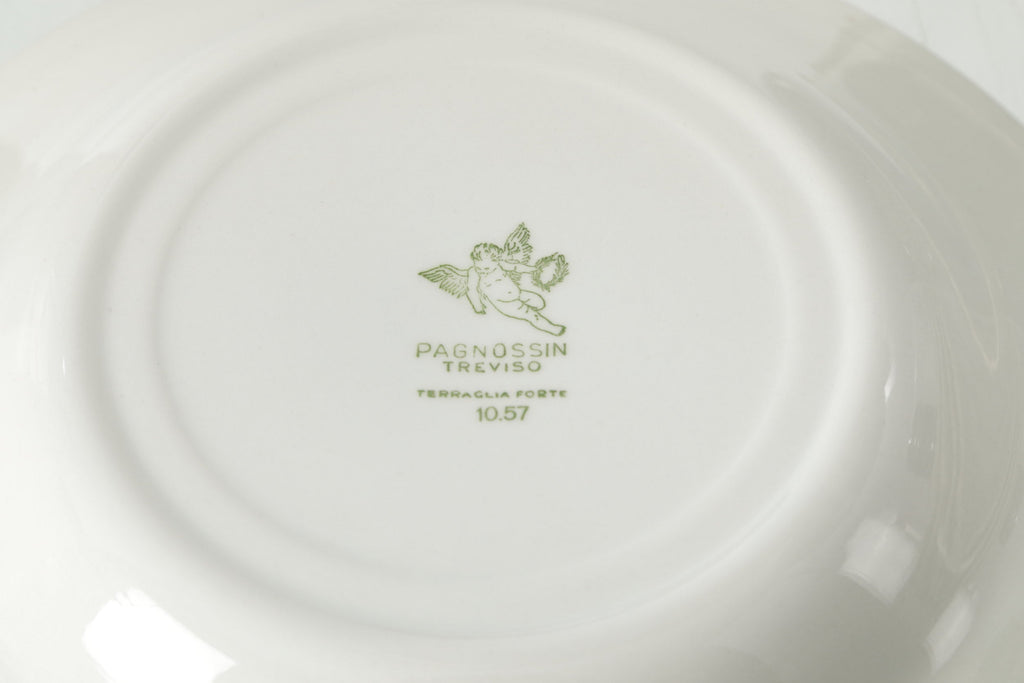 Pagnossin Treviso plate service from the 1960s