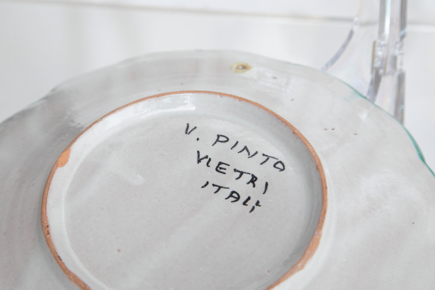 Vietri ceramic plate set from the 1950s by Vincenzo Pinto