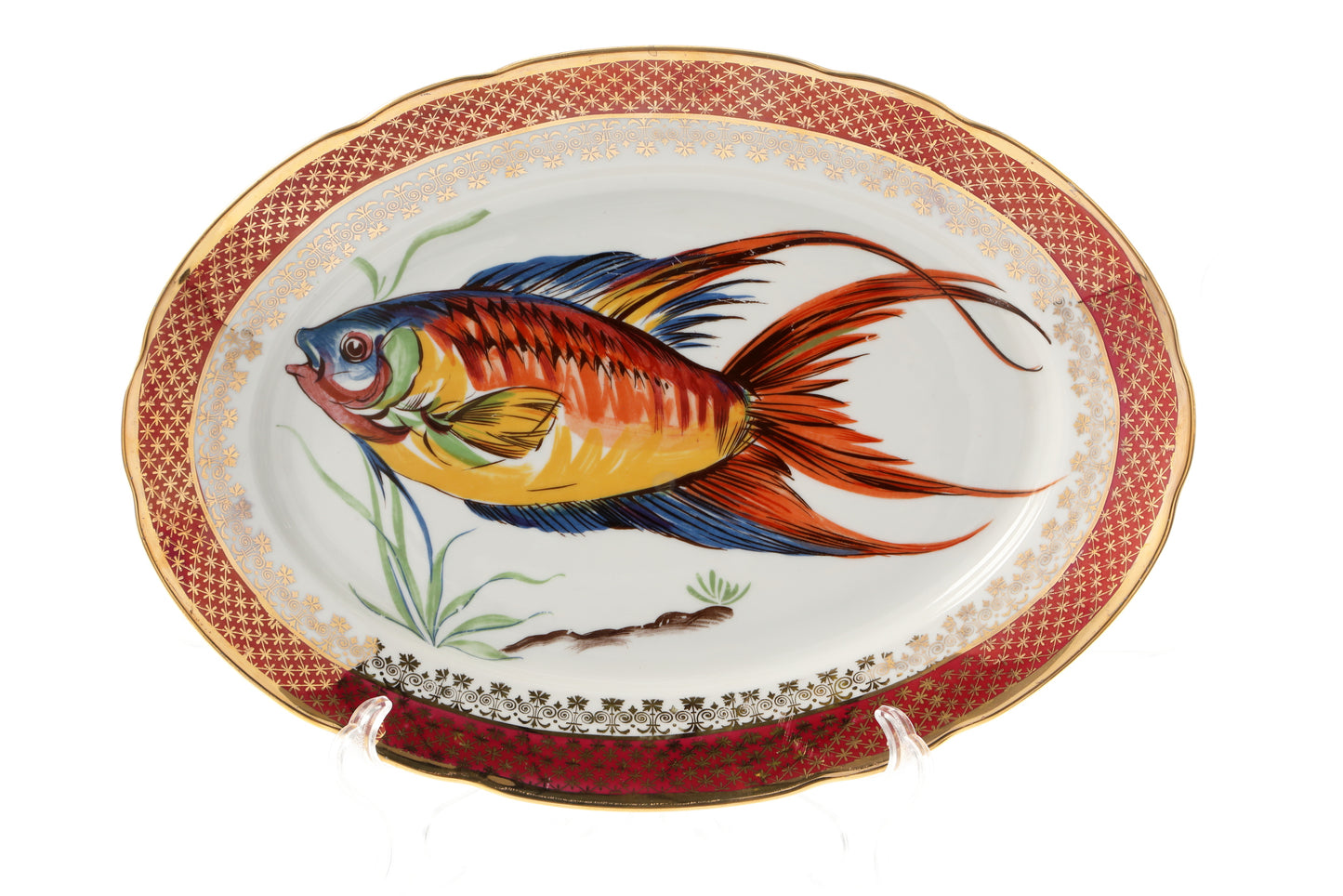 Bavaria fish plate set from the 1950s