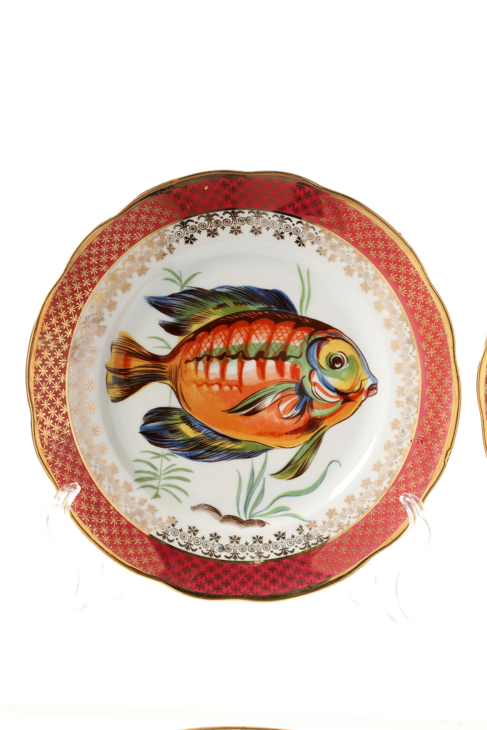 Bavaria fish plate set from the 1950s