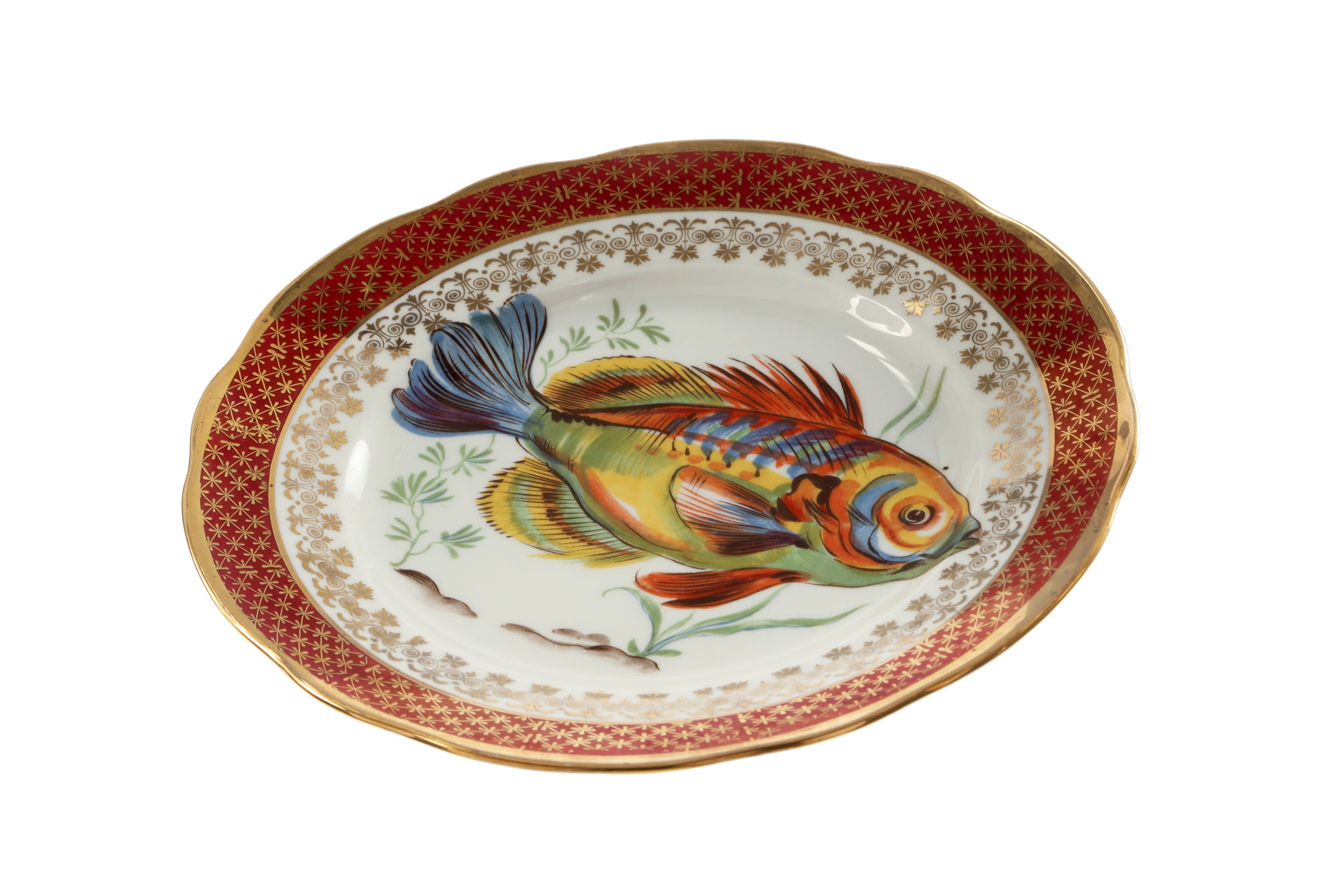 Bavaria fish plate set from the 1950s