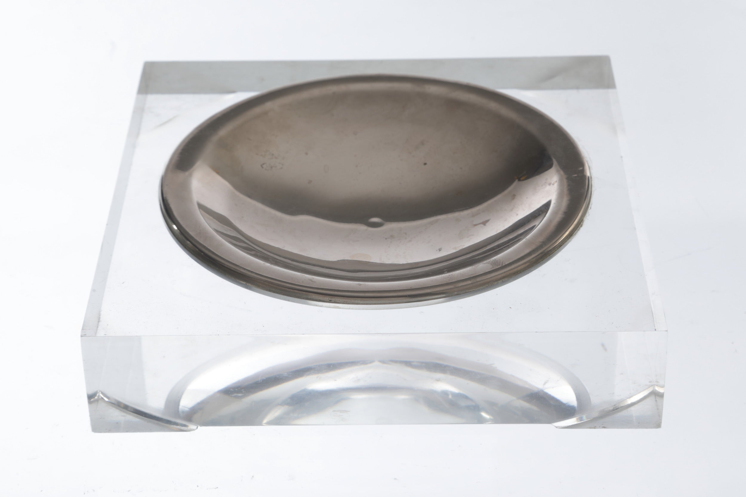 70s plexiglass smoking set