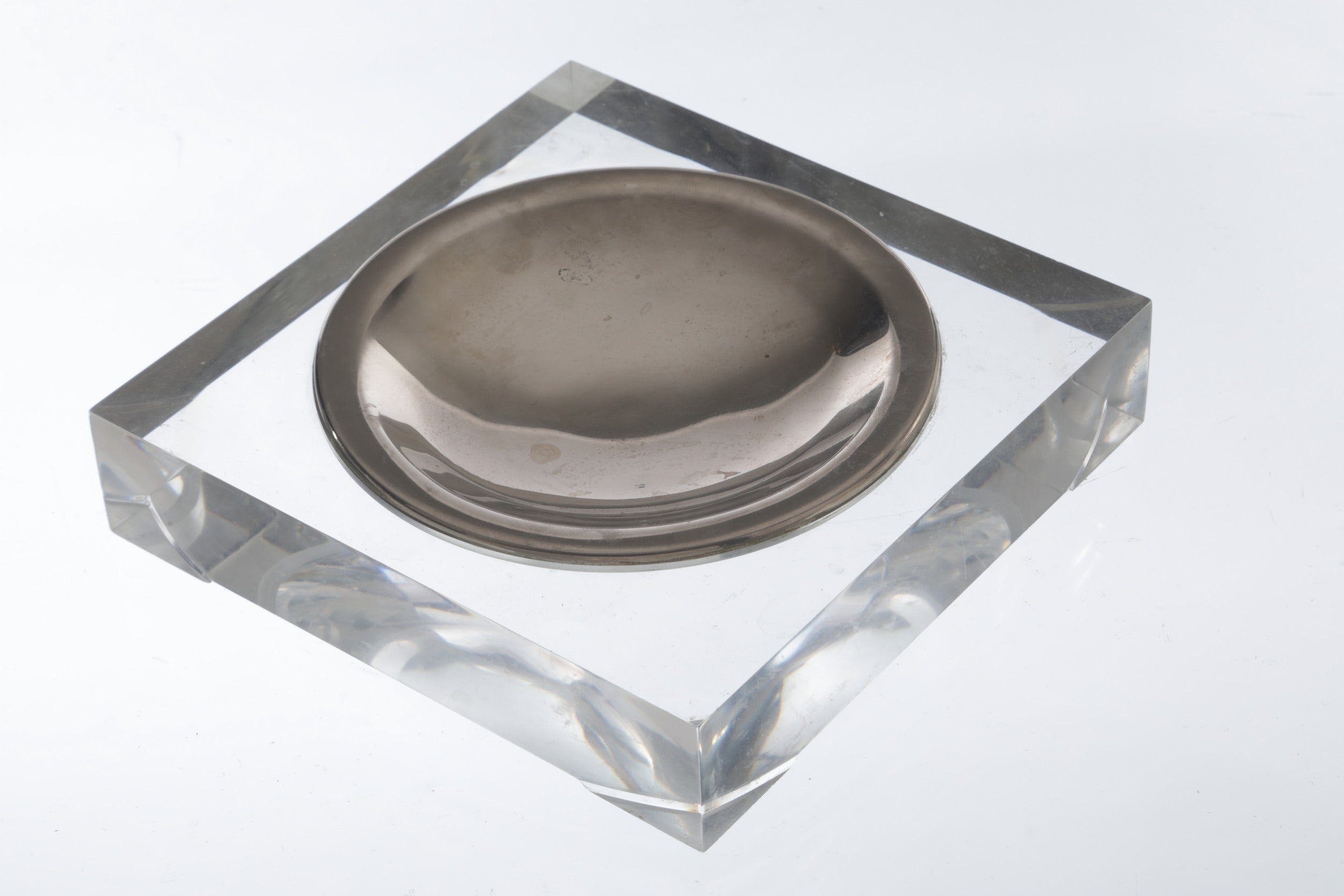 70s plexiglass smoking set
