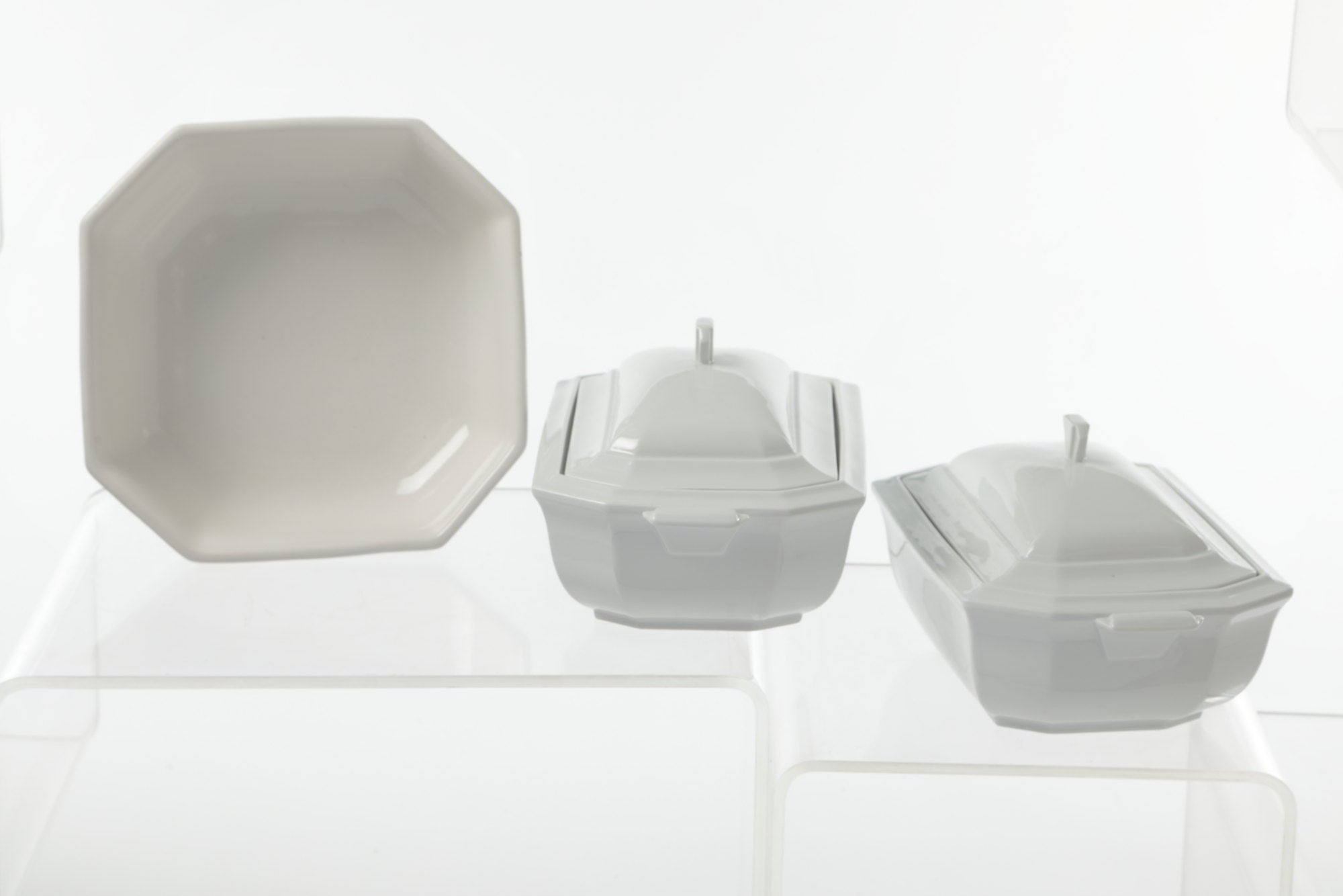 Set 4 Zuppiere In Porcellana Con Manici A Testa Di Leone - Terrine Eleganti Per Minestre E Vellutate - Foto 10