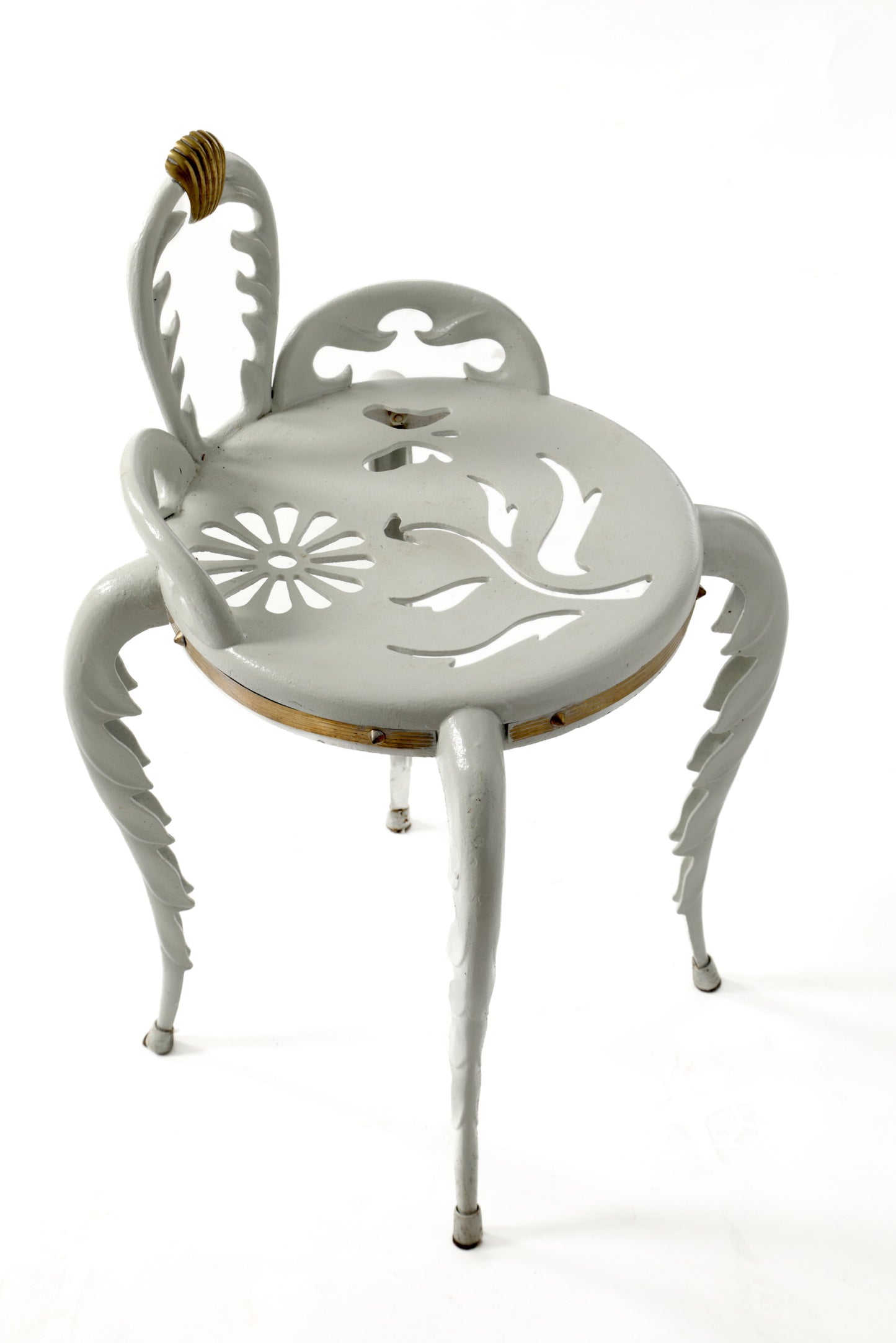 Sgabello attribuibile a Pierlugi Collicolli anni 60