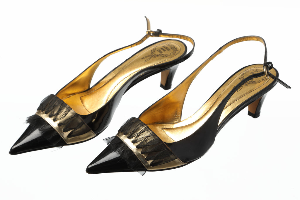 Slingback Rodo Nere 1956