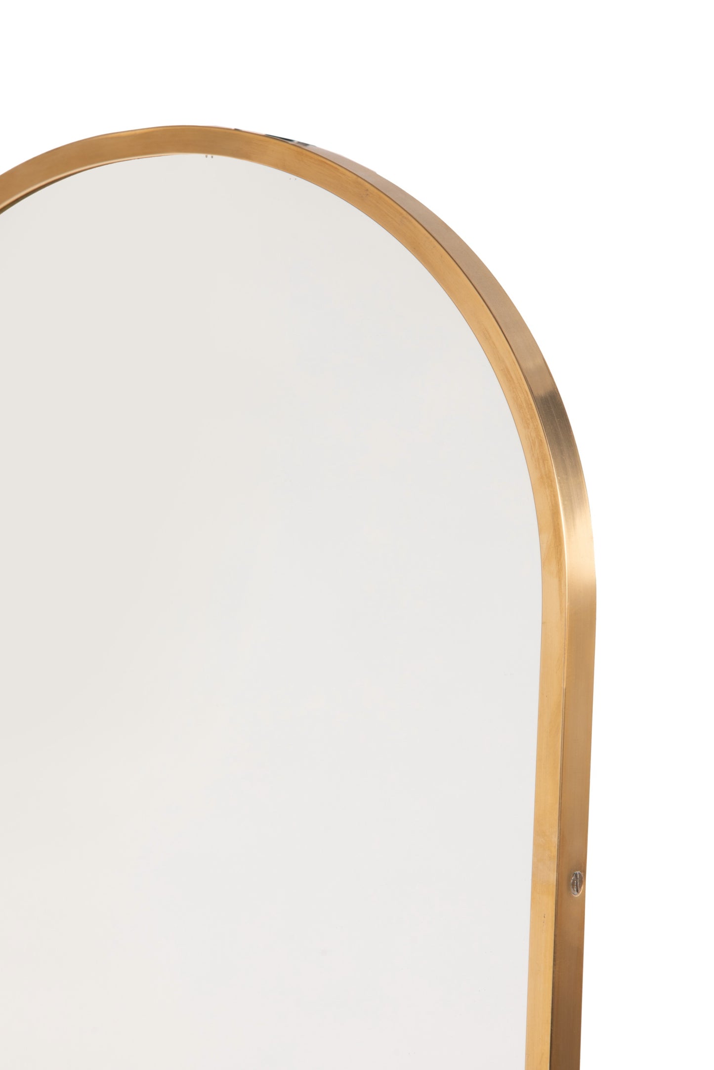 1970s brass tablet mirror