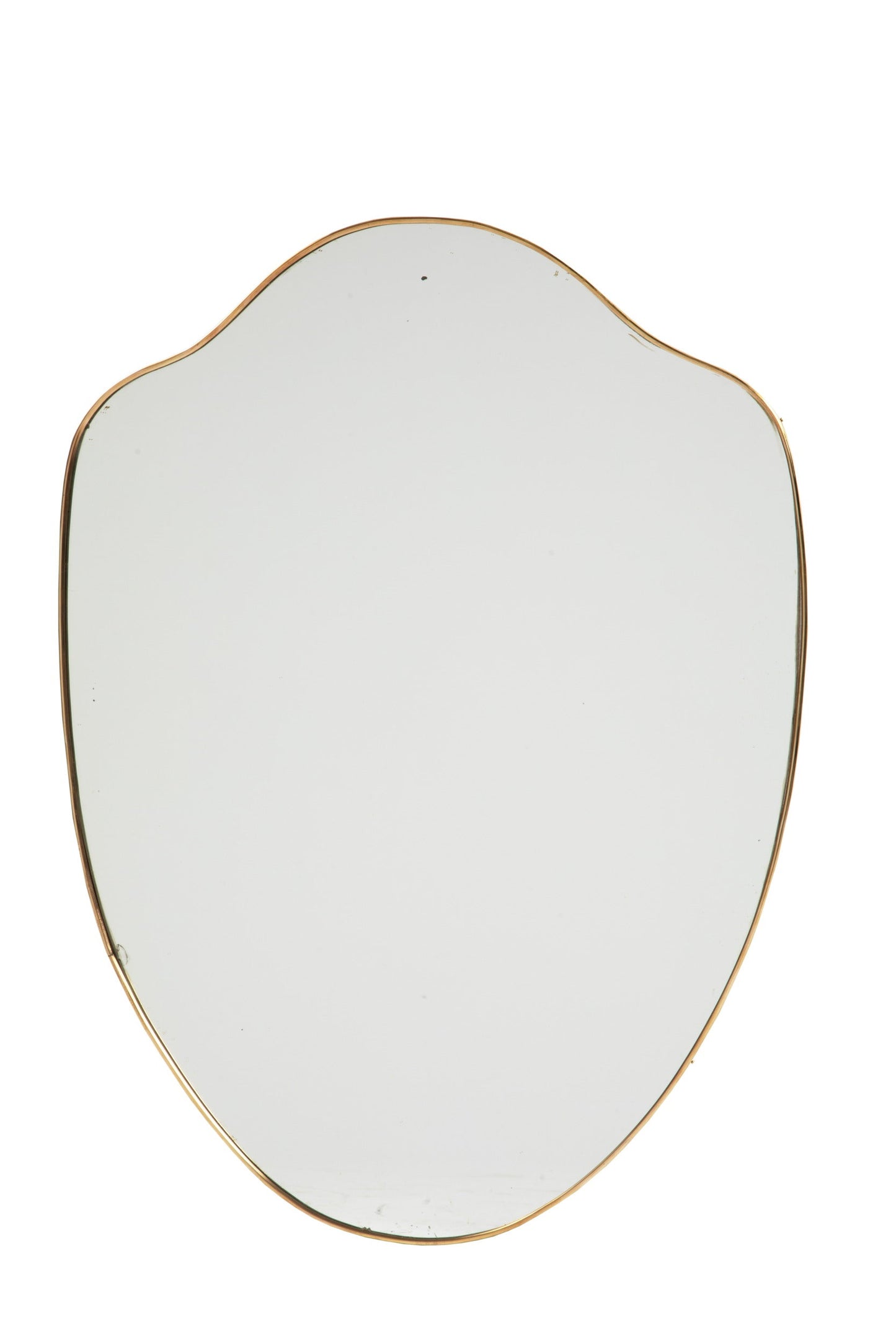 1950s shield mirror